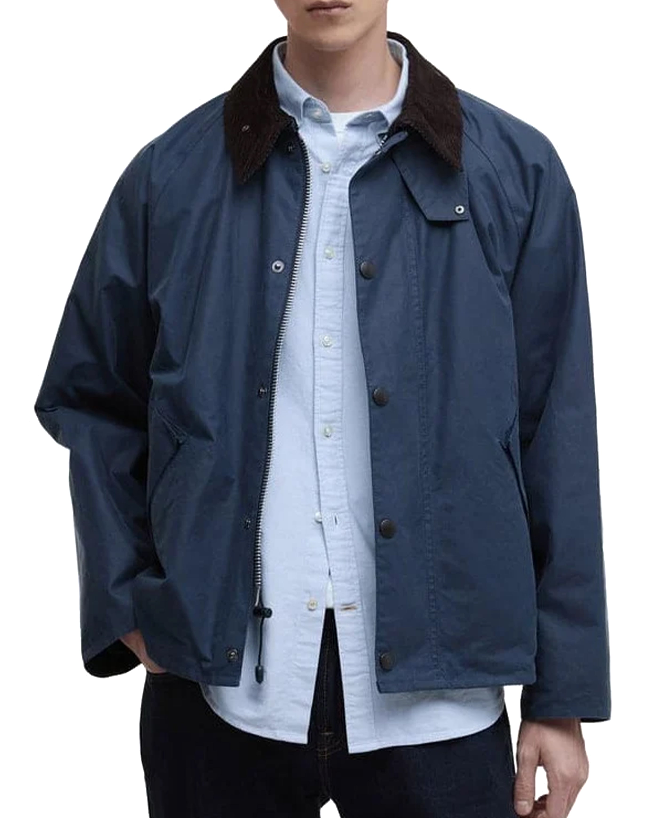 OS Transport Wax Jacket Washed Cobalt - Starcowparis - 2