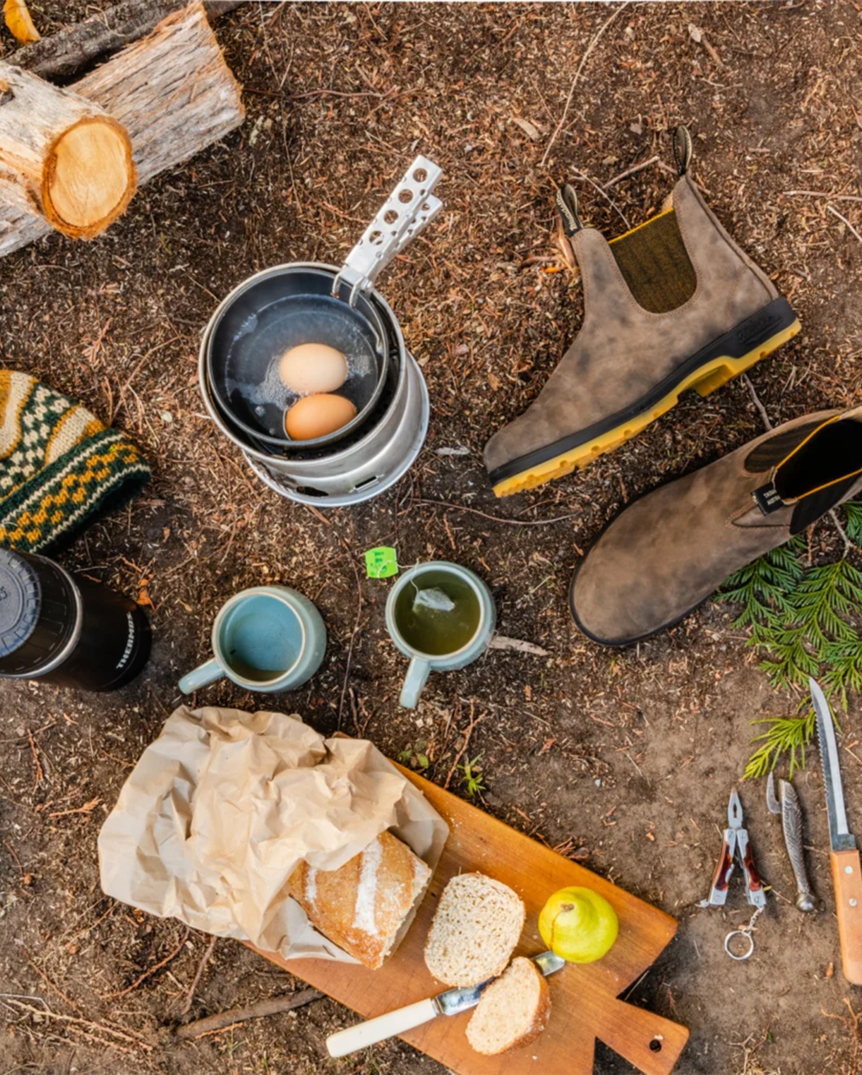 Classic Chelsea Boots #1944 Rustic Brown Mustard - Starcowparis - 3