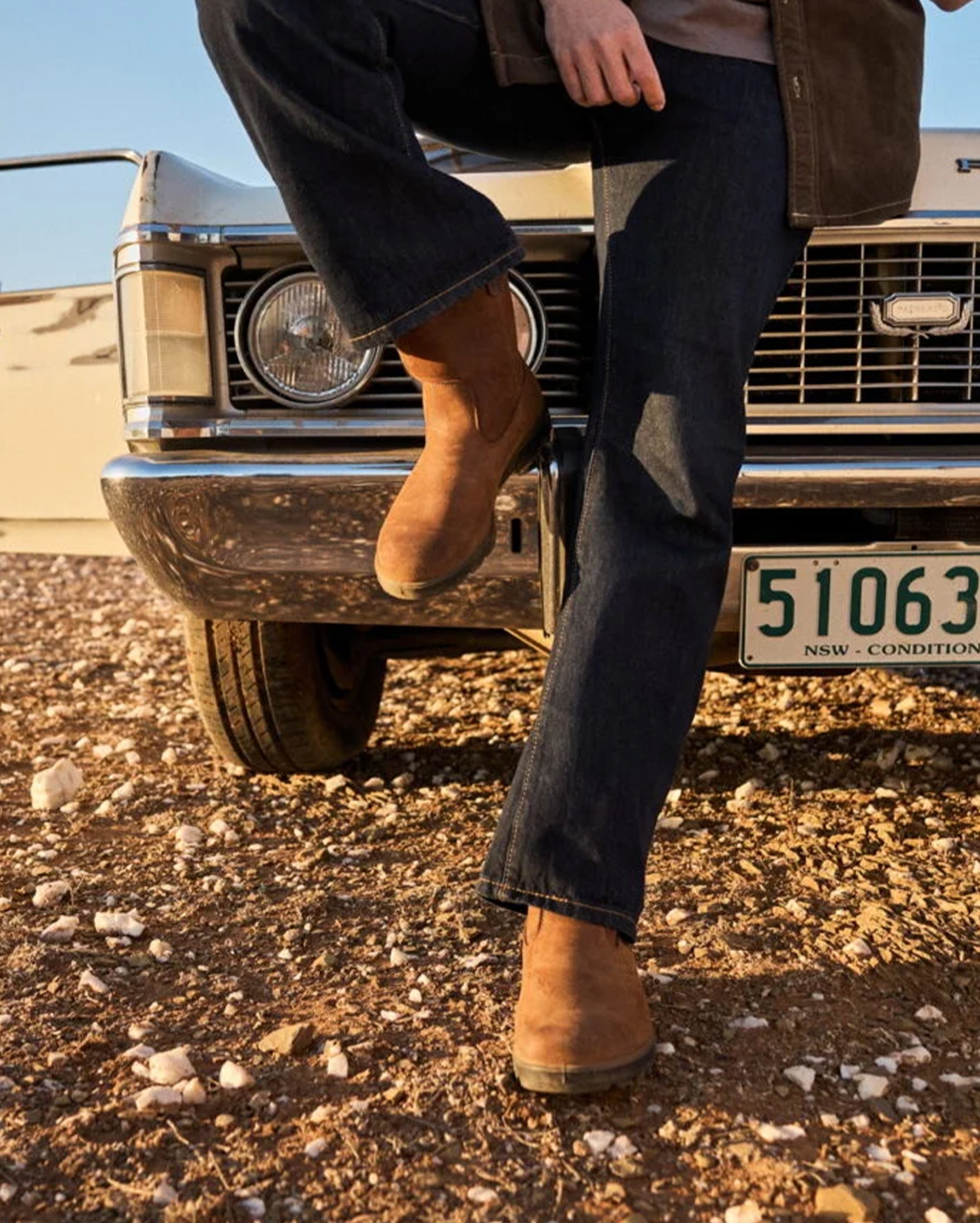 W Original Rigger Boots #2527 Teak Nubuck - Starcowparis - 3