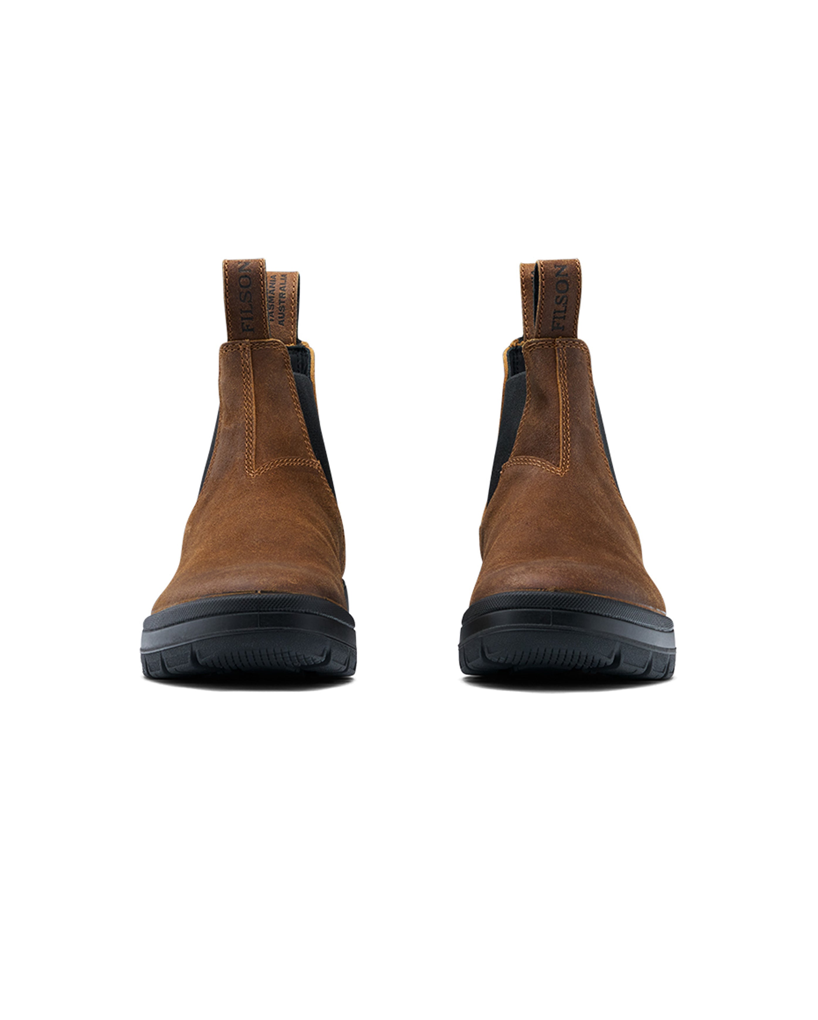 x Filson Chelsea Boots #2535 Sienna Brown Wax Suede - Starcowparis - 3