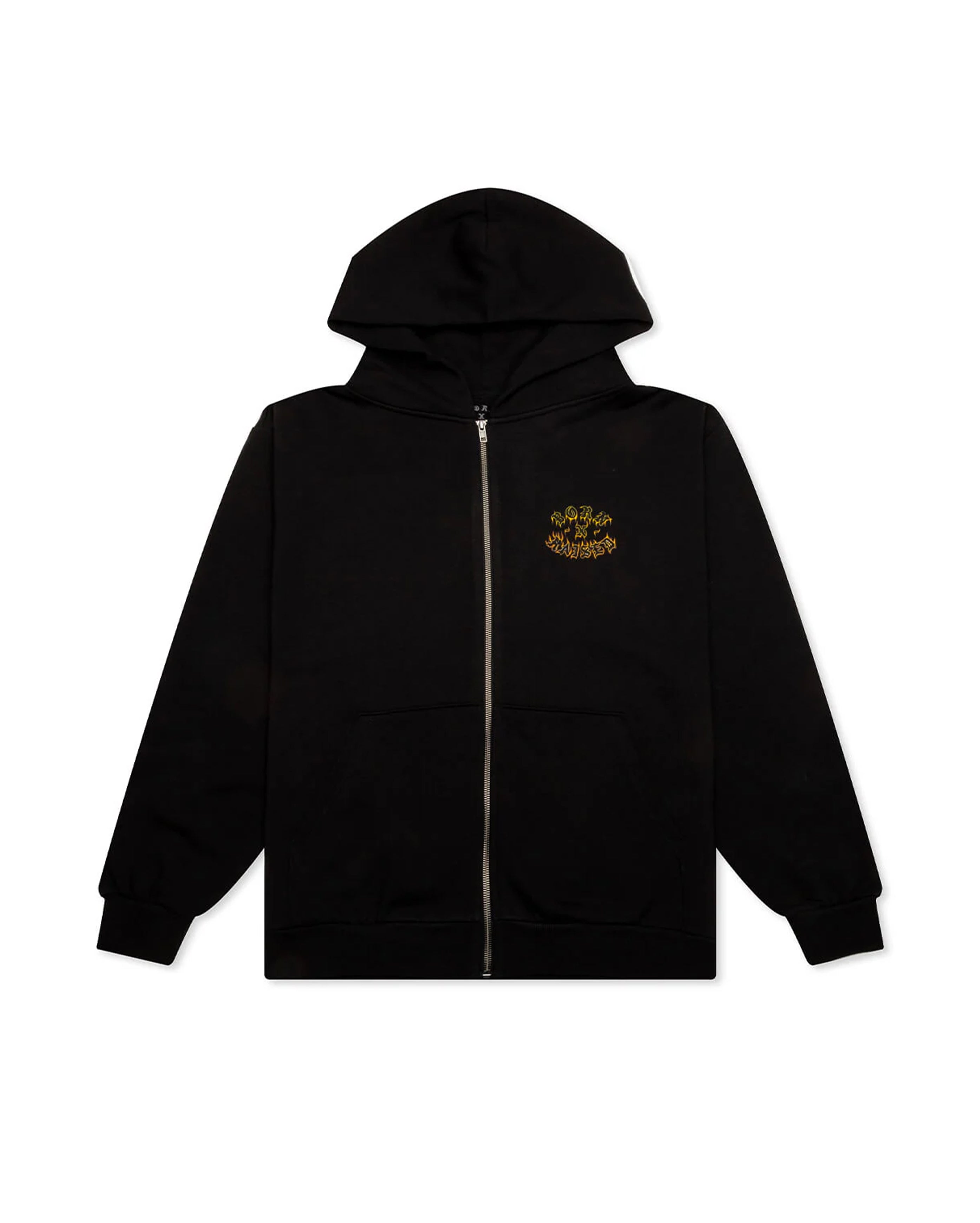 Guadalupe Zip-up Hoodie Black - Starcowparis - 1