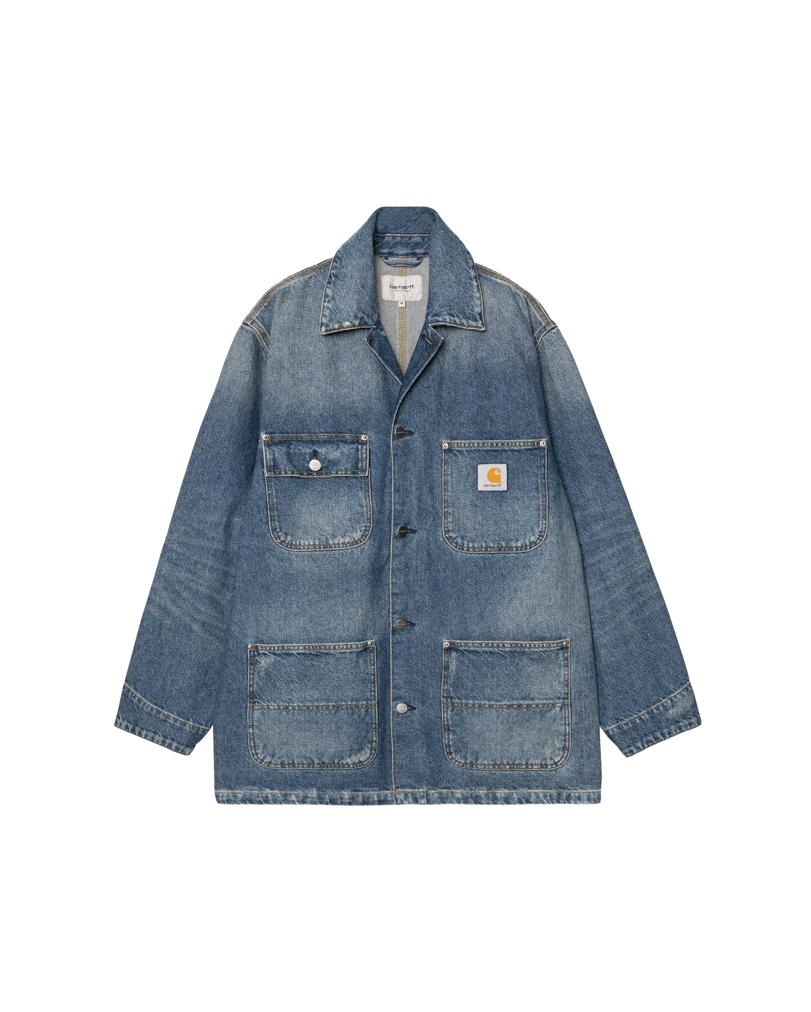 Aden Chore Coat Blue Grind Wash - Starcowparis - 1