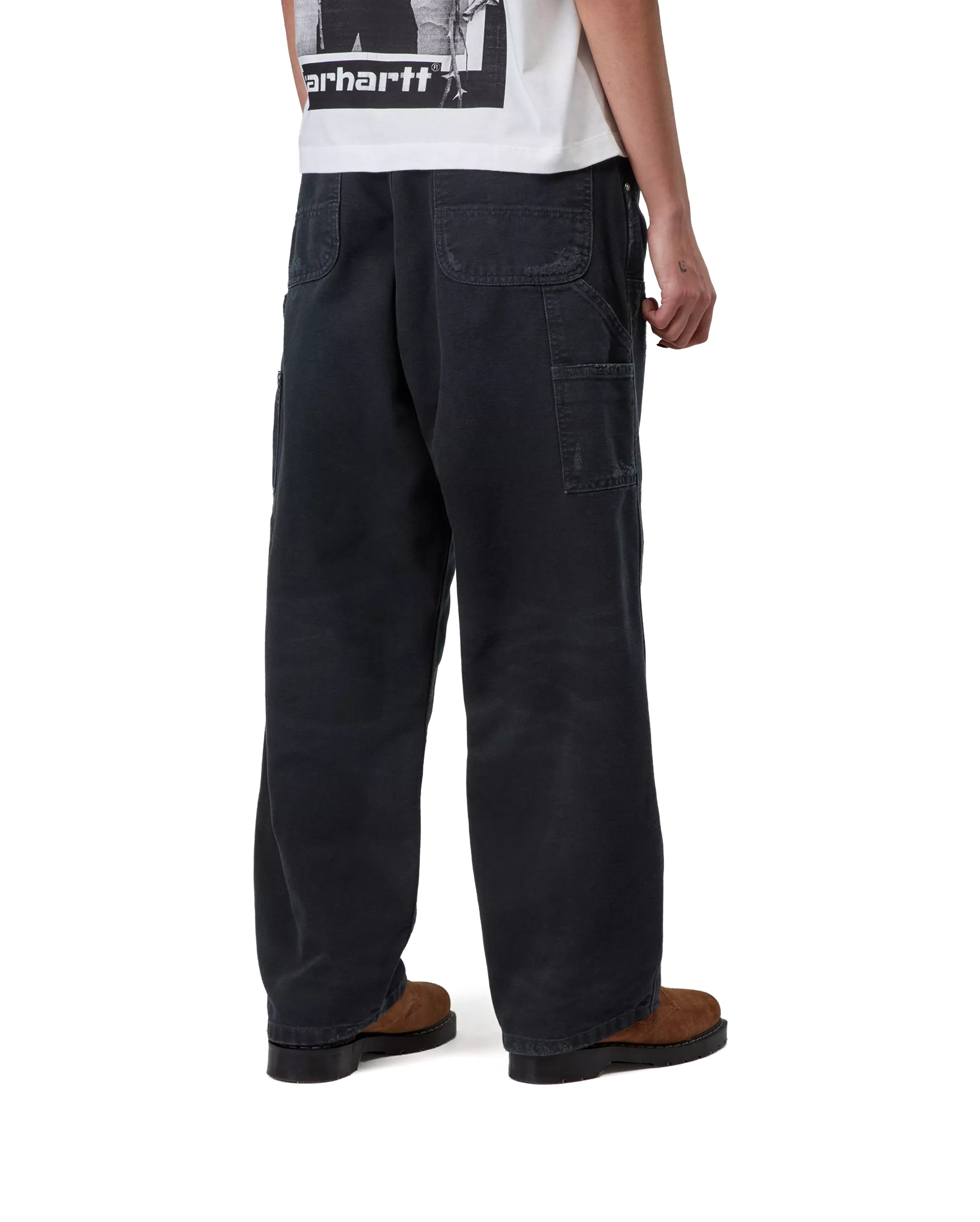 Brandon Double Knee Pant Blue Grind Wash Femme - Starcowparis - 3