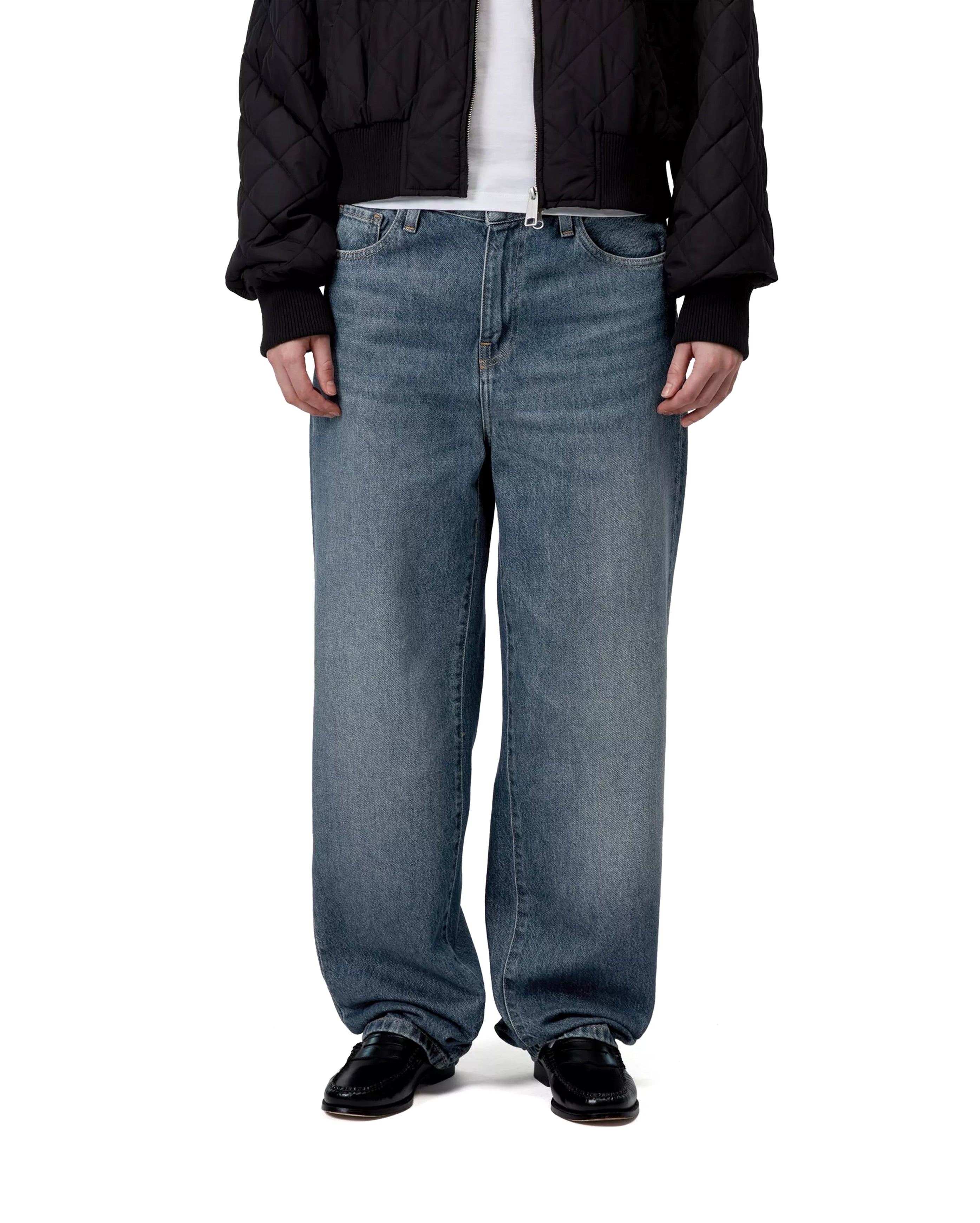 Arin Pant Blue Dark Used Wash Femme - Starcowparis - 2