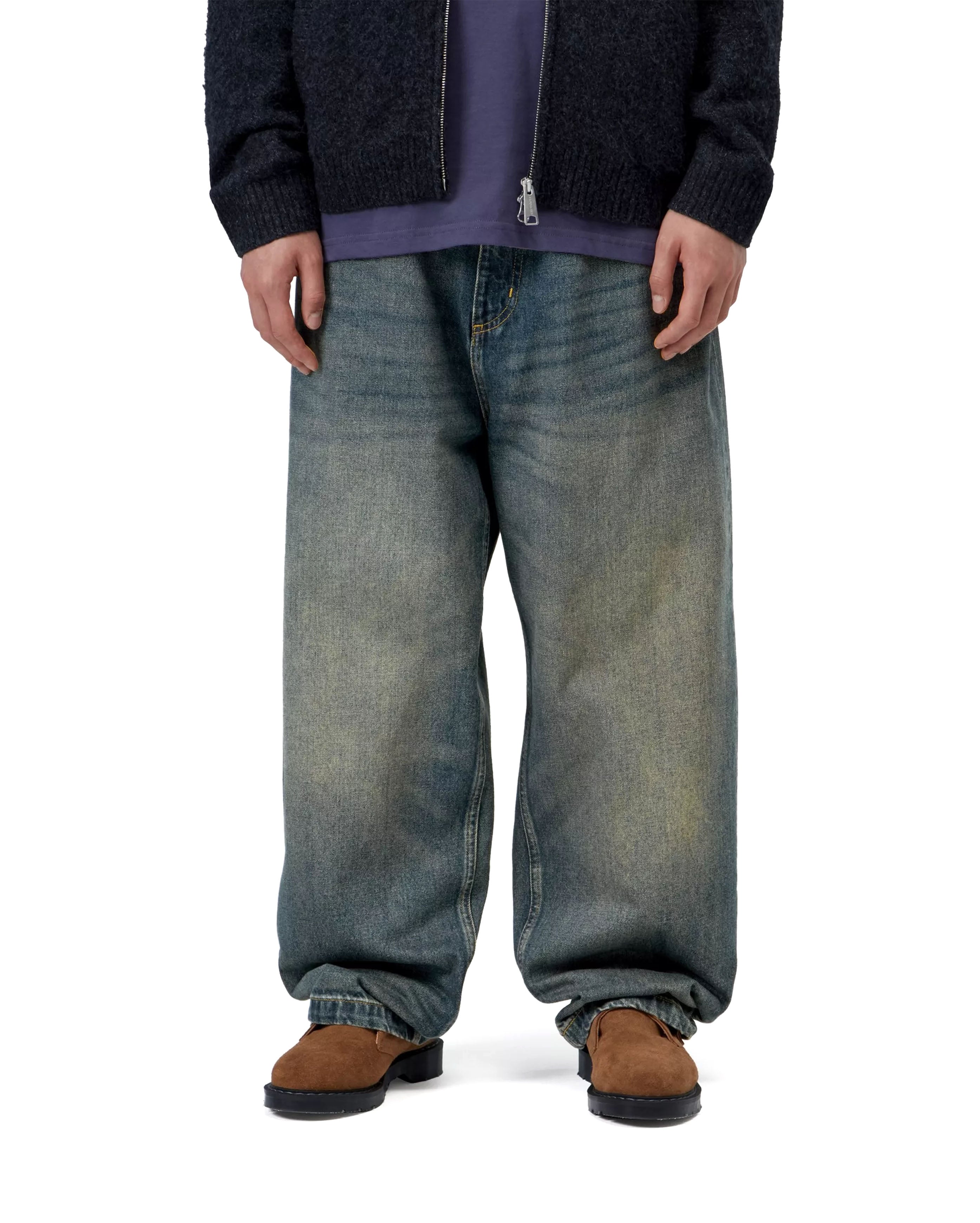 Brandon Pant Blue Worn Used Wash - Starcowparis - 3
