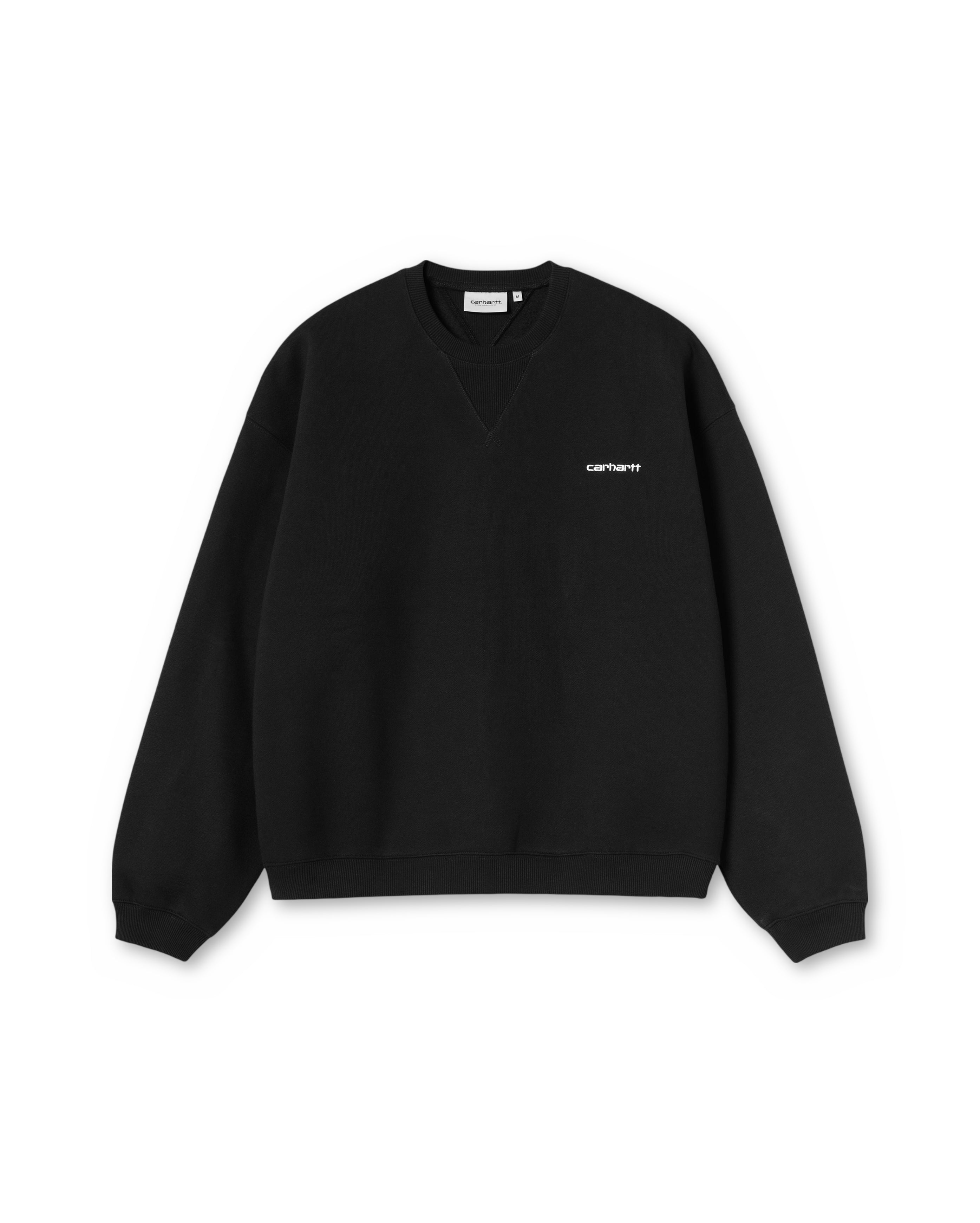 Carhartt Ebbert Sweatshirt Black White, face, Starcow Paris - Starcowparis - 1