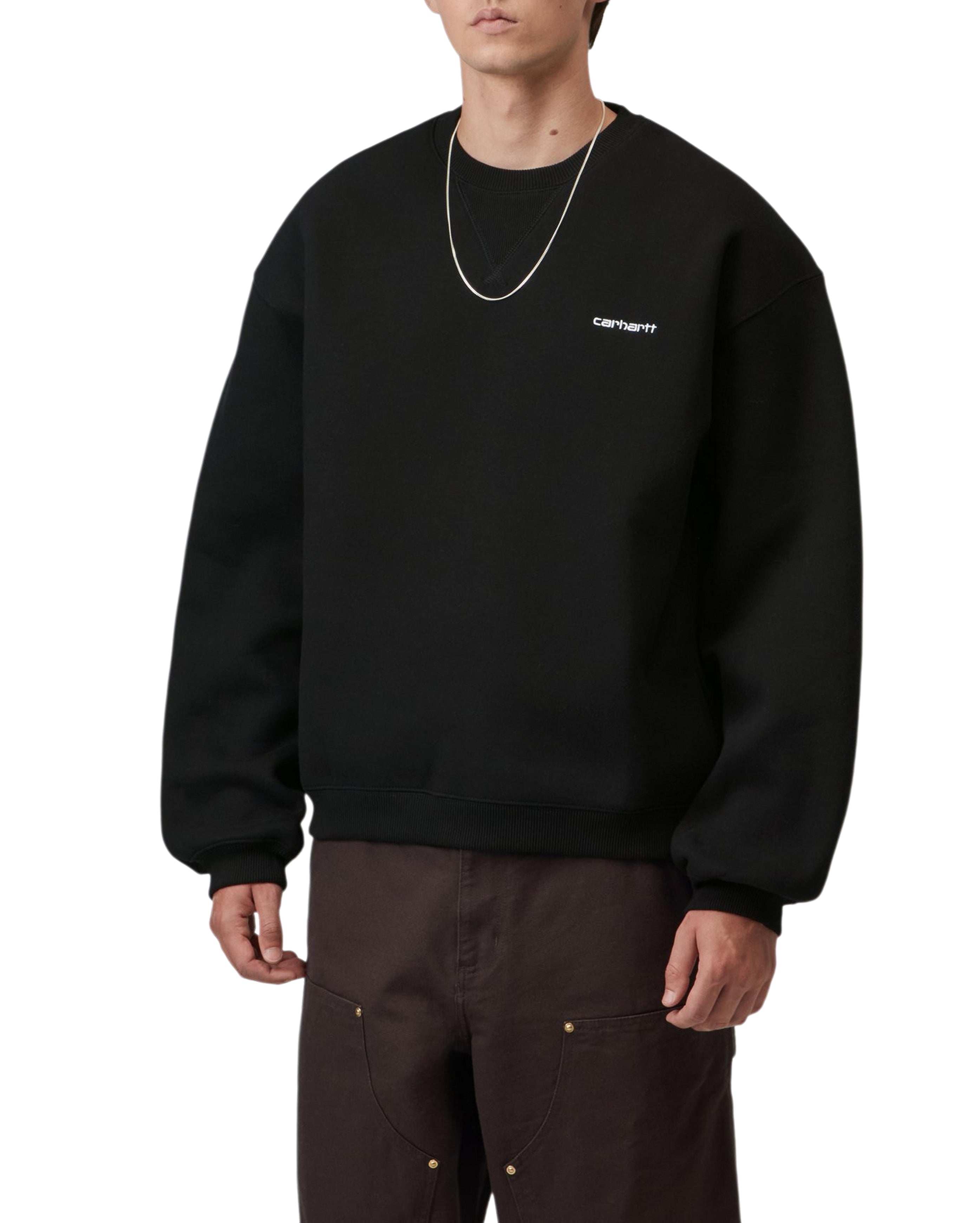 Ebbert Sweatshirt Black White - Starcowparis - 3