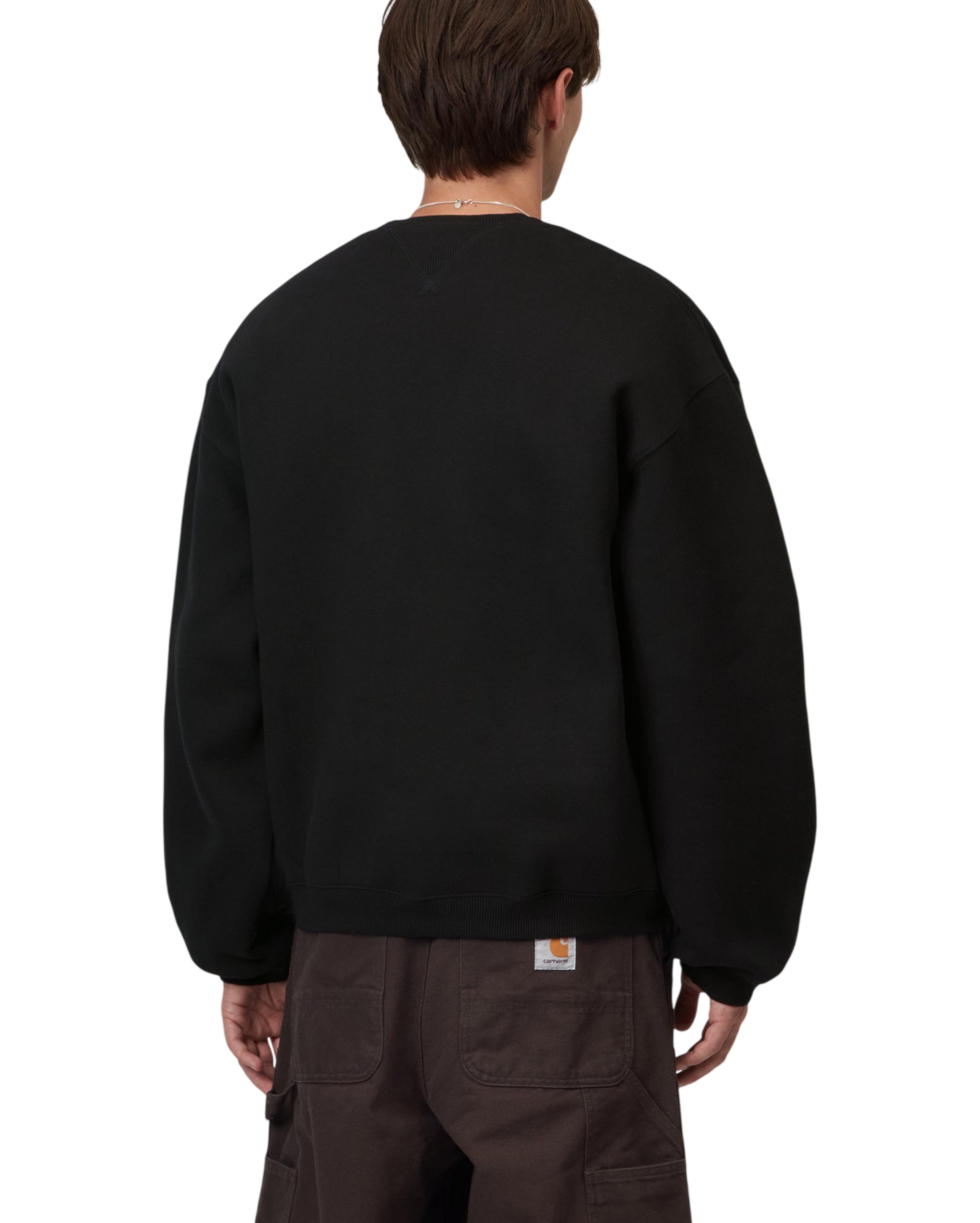 Ebbert Sweatshirt Black White - Starcowparis - 4