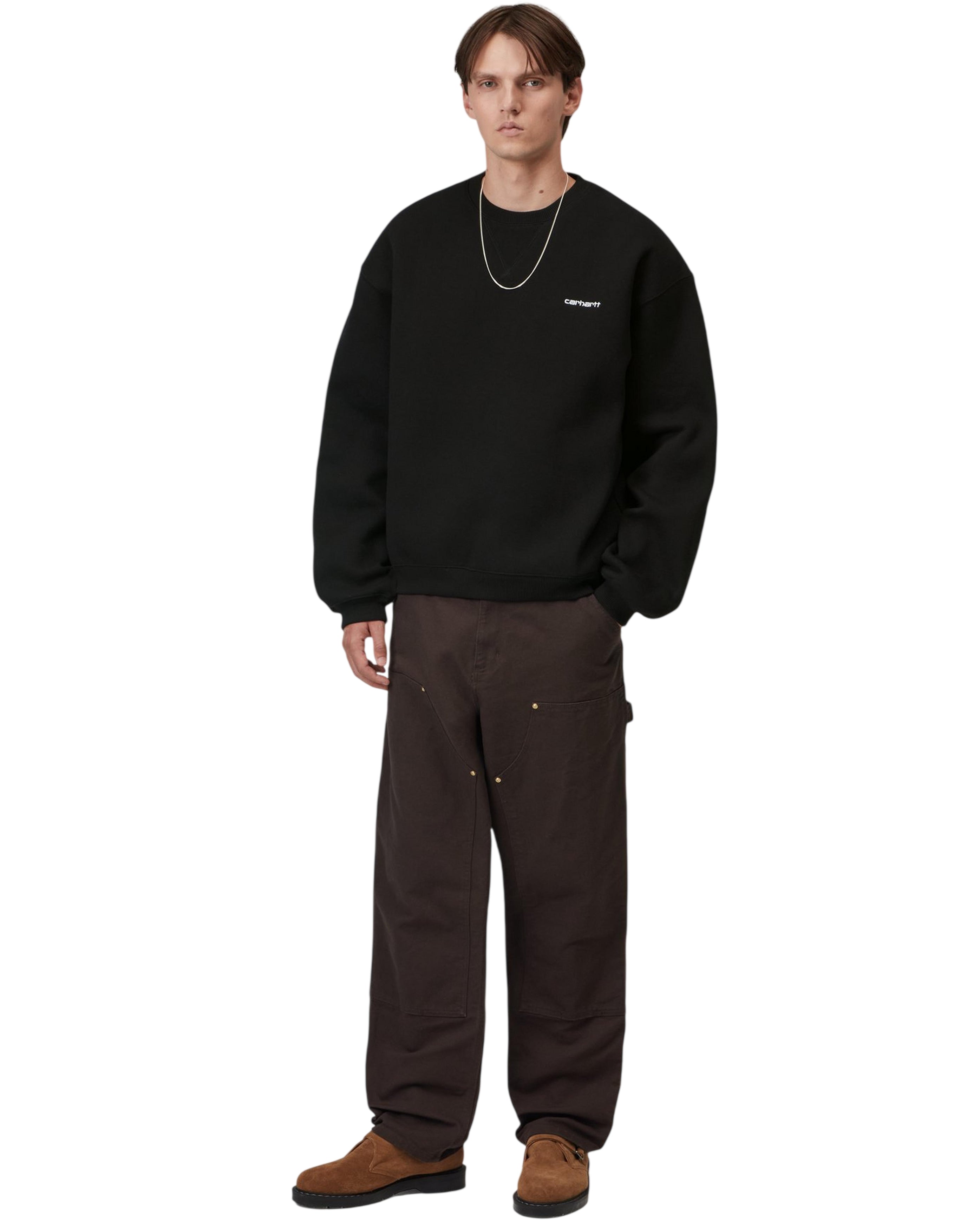 Ebbert Sweatshirt Black White - Starcowparis - 5