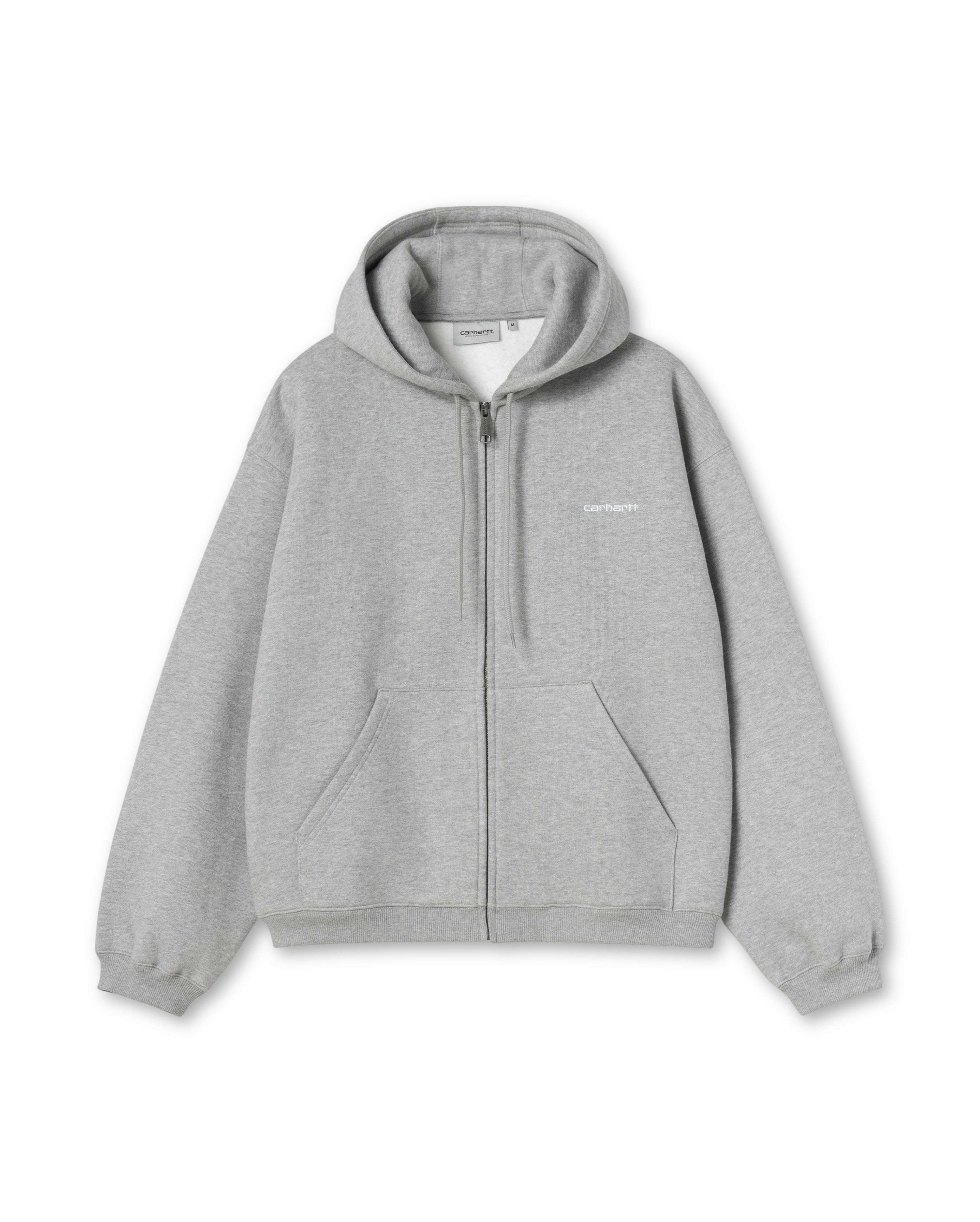 Carhartt Hooded Ebbert Jacket Grey Heather, face, Starcow Paris - Starcowparis - 1