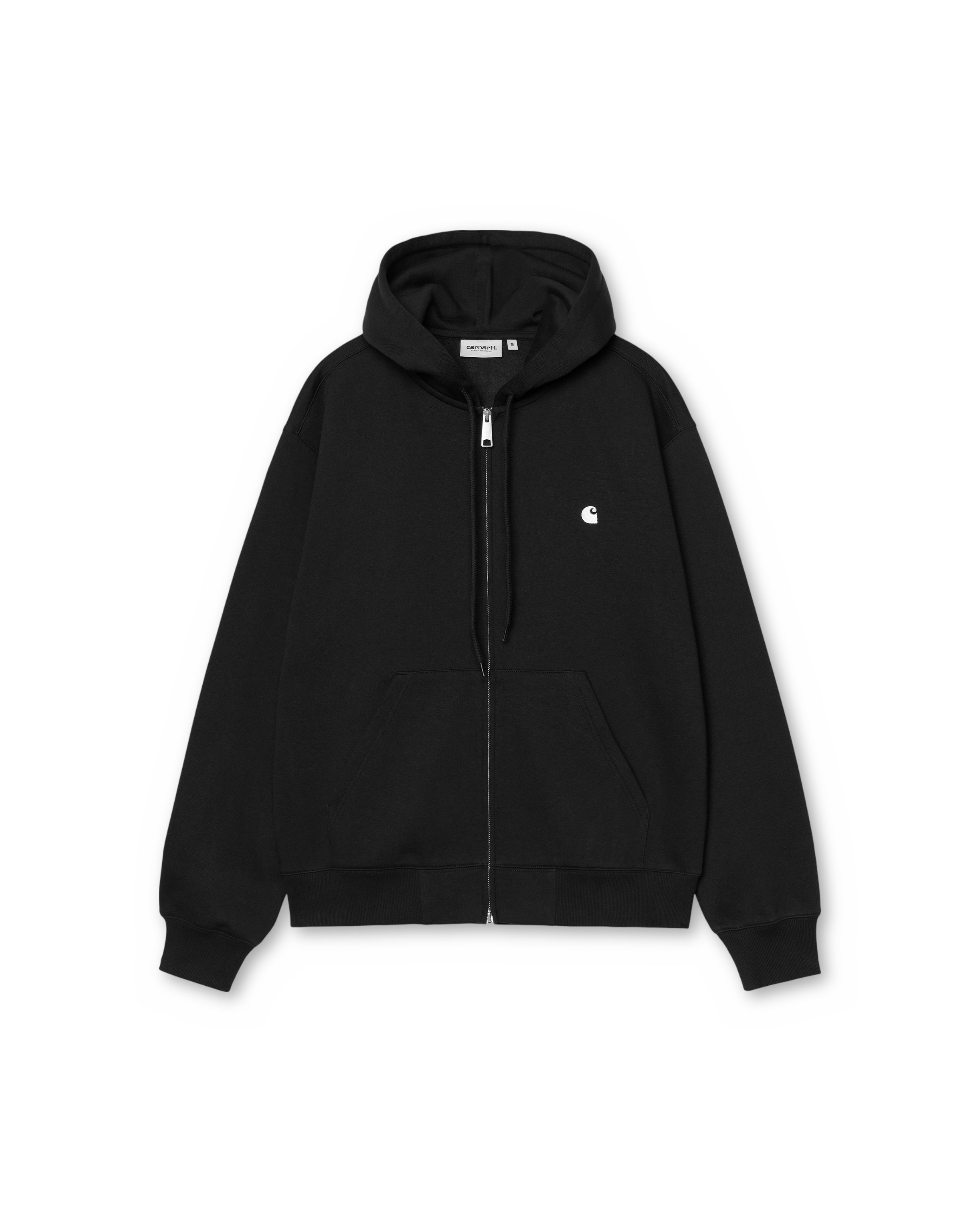 Carhartt Hooded Mack Jacket Black Wax, face, Starcow Paris - Starcowparis - 1