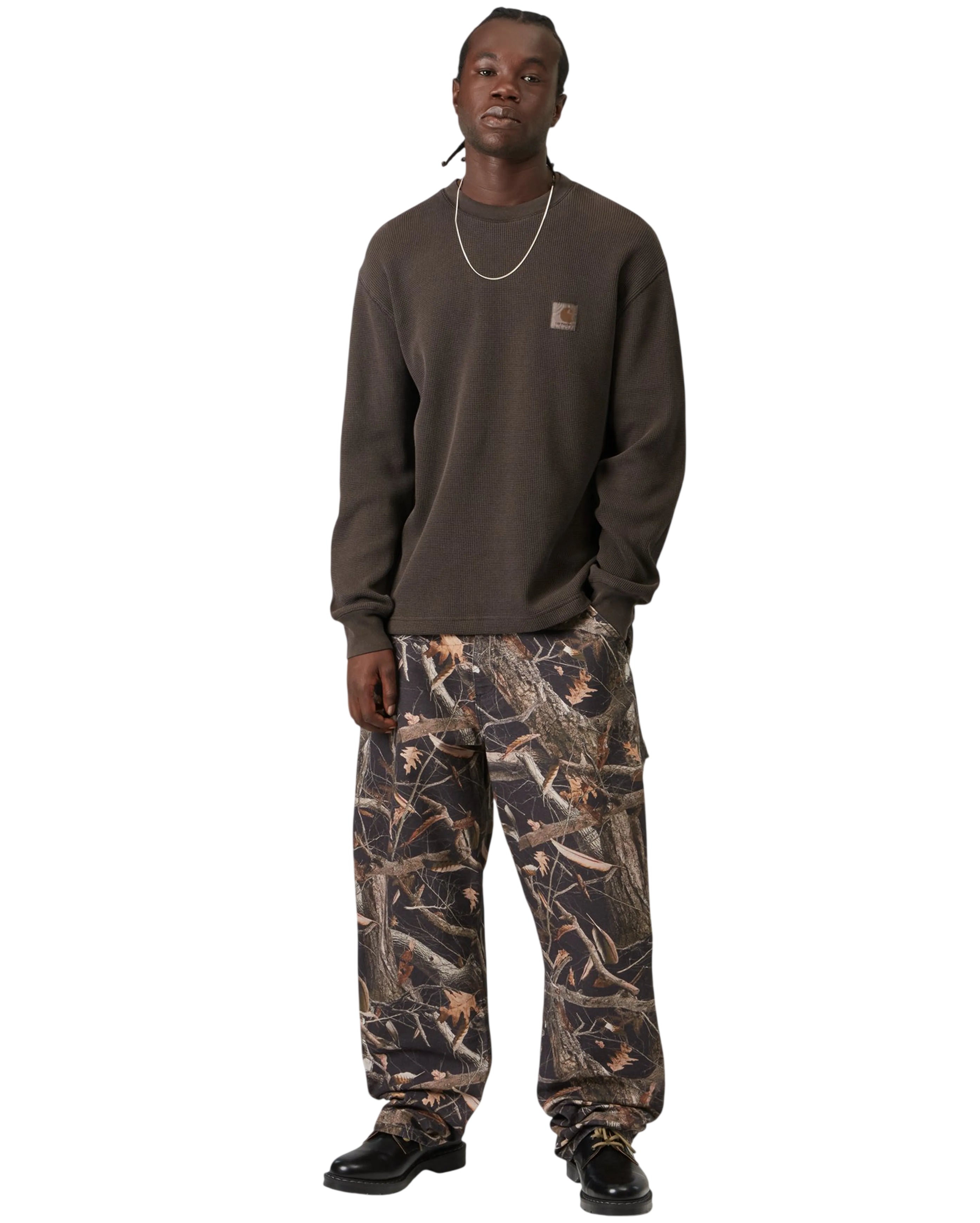 L/S Vista Waffle T-Shirt Tobacco Garment Dyed - Starcowparis - 5