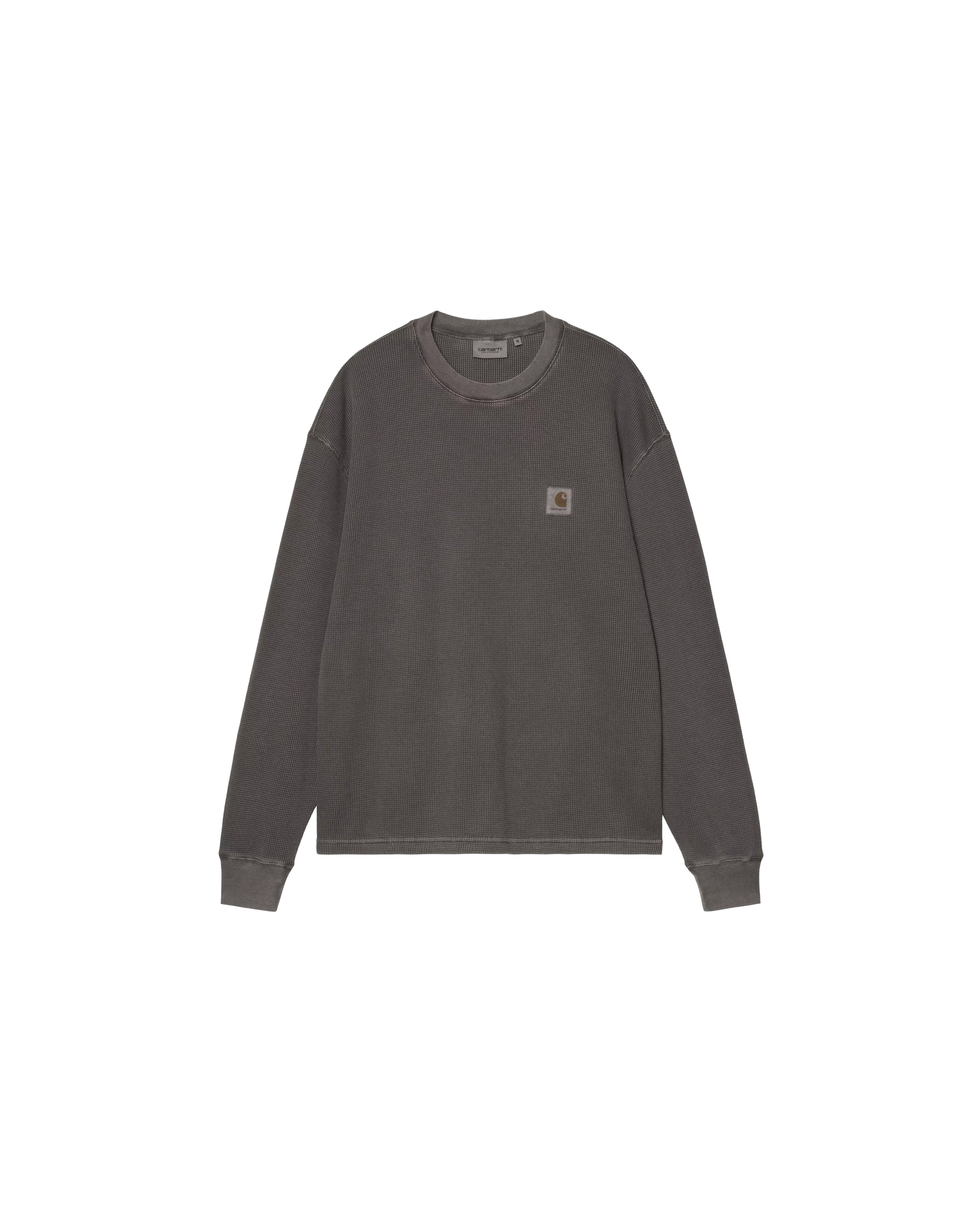 L/S Vista Waffle T-Shirt Black Garment Dyed - Starcowparis - 1