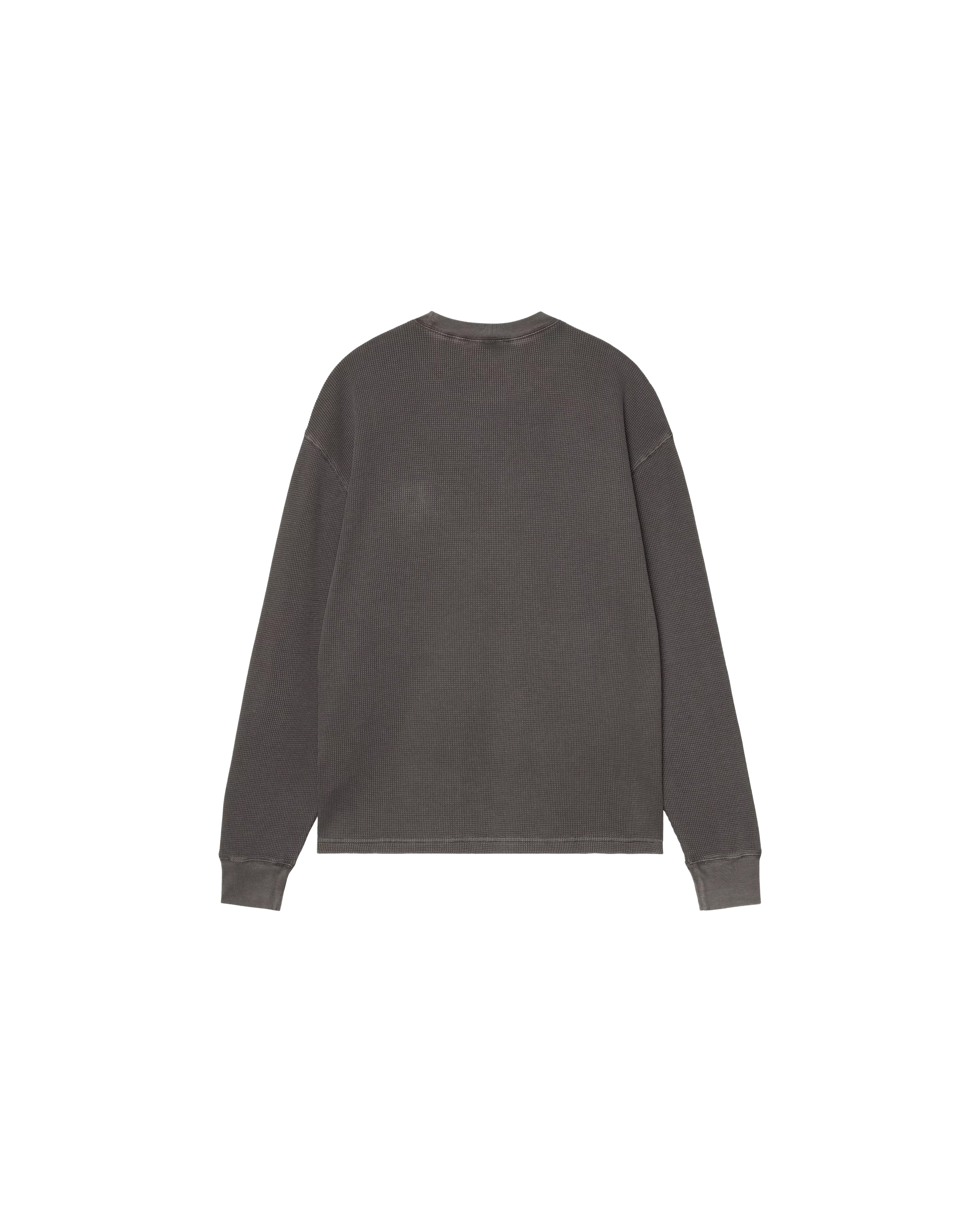 L/S Vista Waffle T-Shirt Black Garment Dyed - Starcowparis - 4