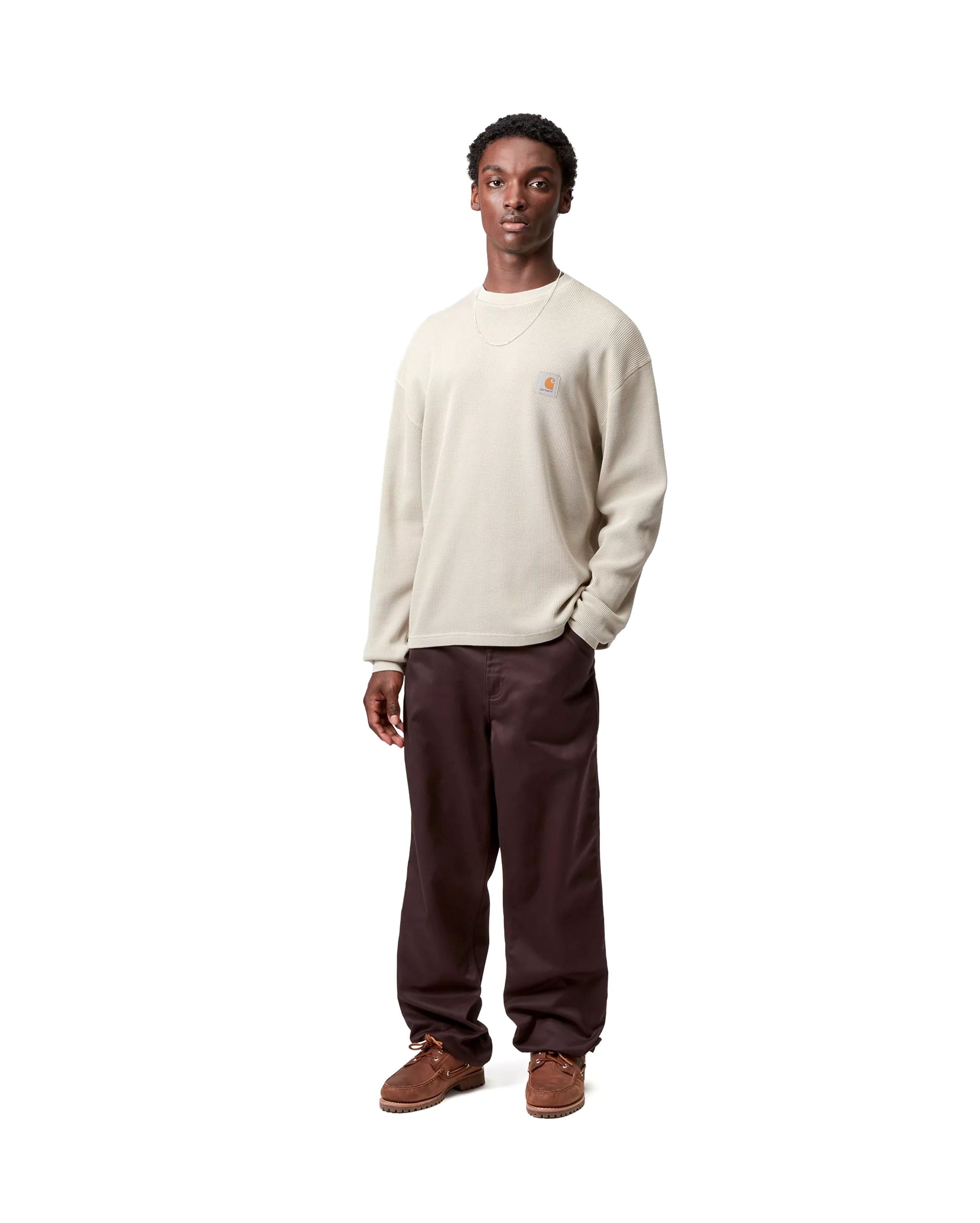 L/S Vista Waffle T-Shirt Fleur De Sel - Starcowparis - 3