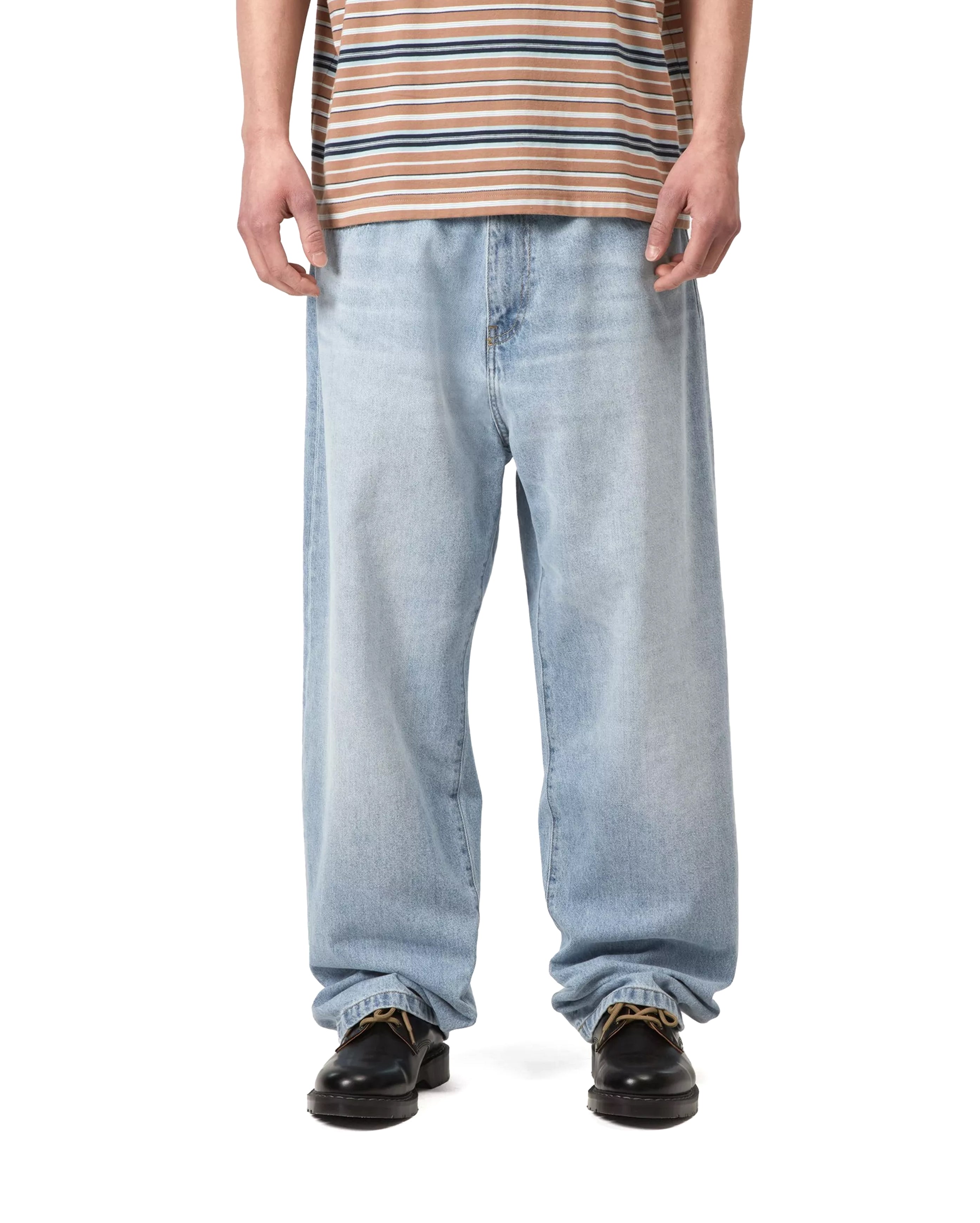 Landon Pant Robertson Denim Blue Heavy Worn Bleached - Starcowparis - 2