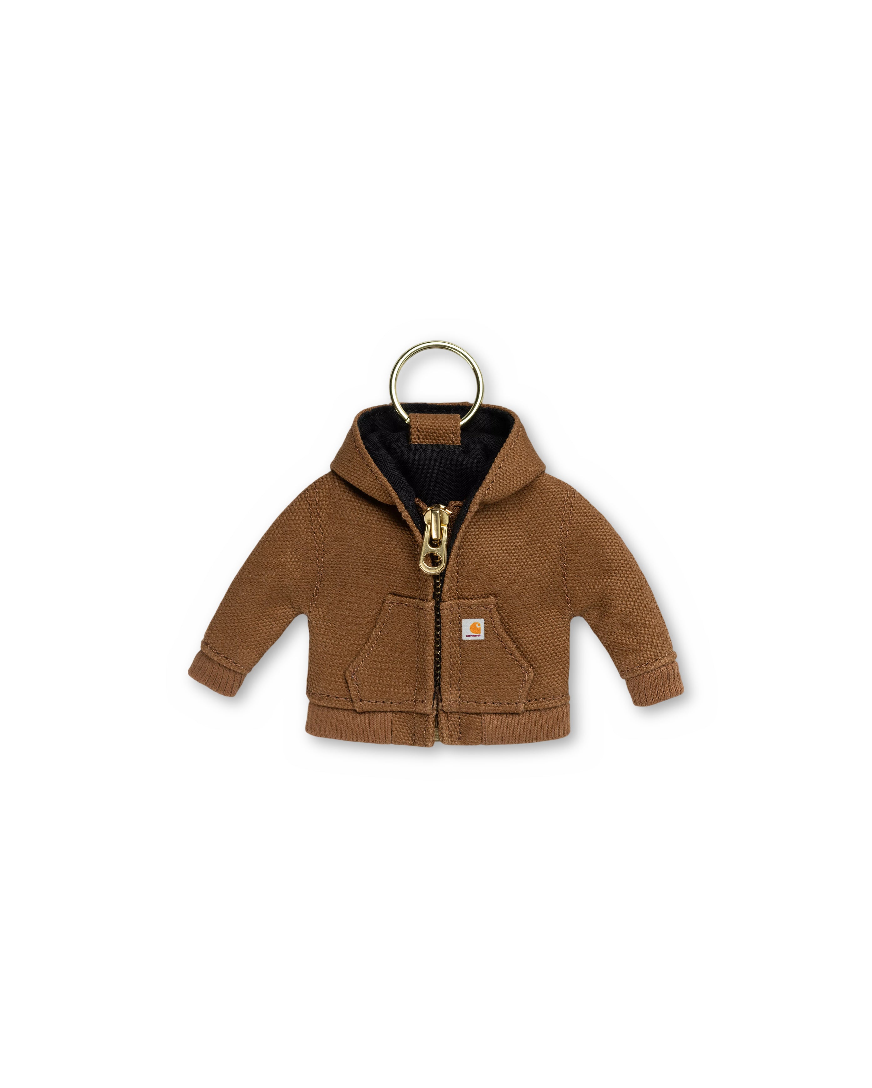 Carhartt Mini Active Jacket Keychain Hamilton Brown, face, Starcow Paris - Starcowparis - 1