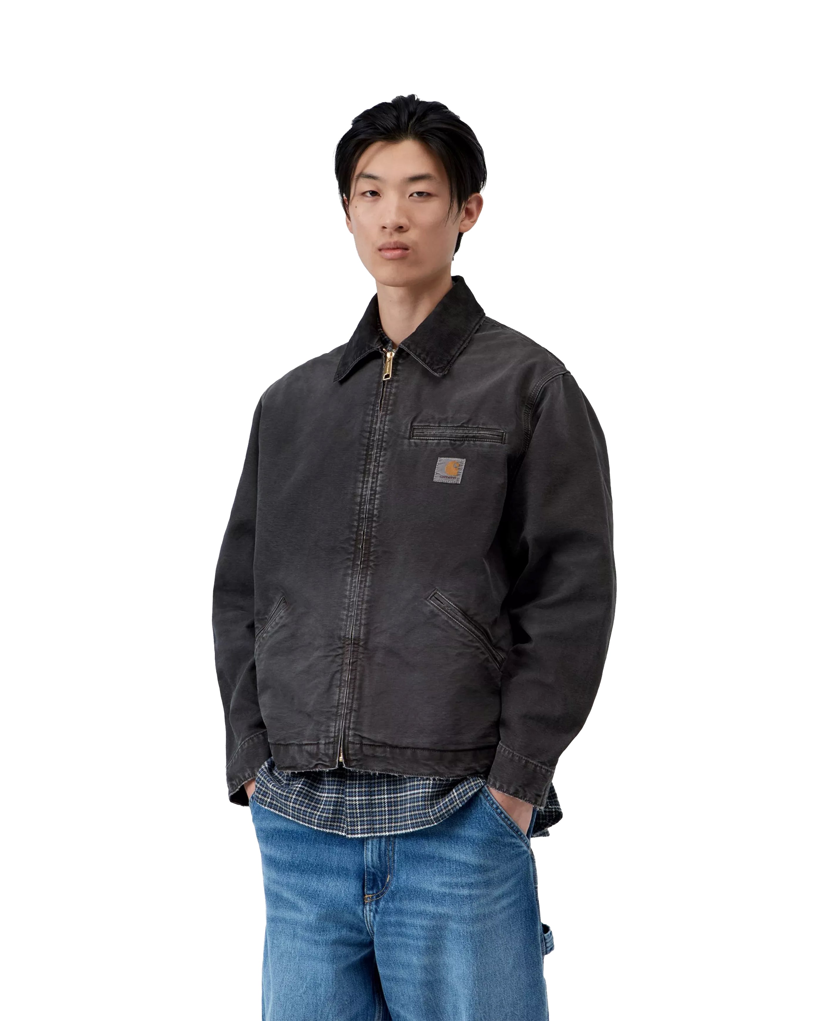 OG Detroit Jacket Black Aged Canvas - Starcowparis - 2