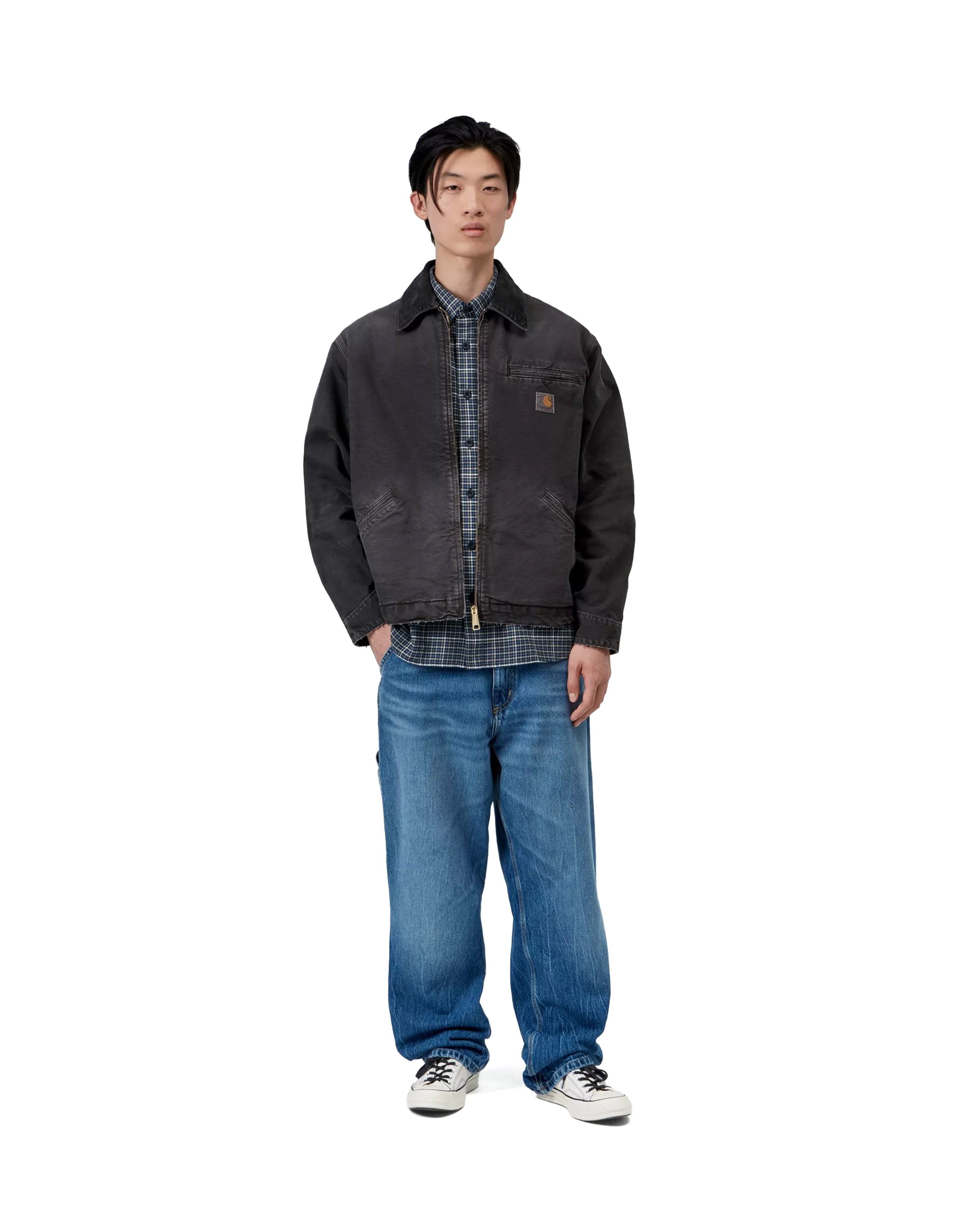 OG Detroit Jacket Black Aged Canvas - Starcowparis - 4