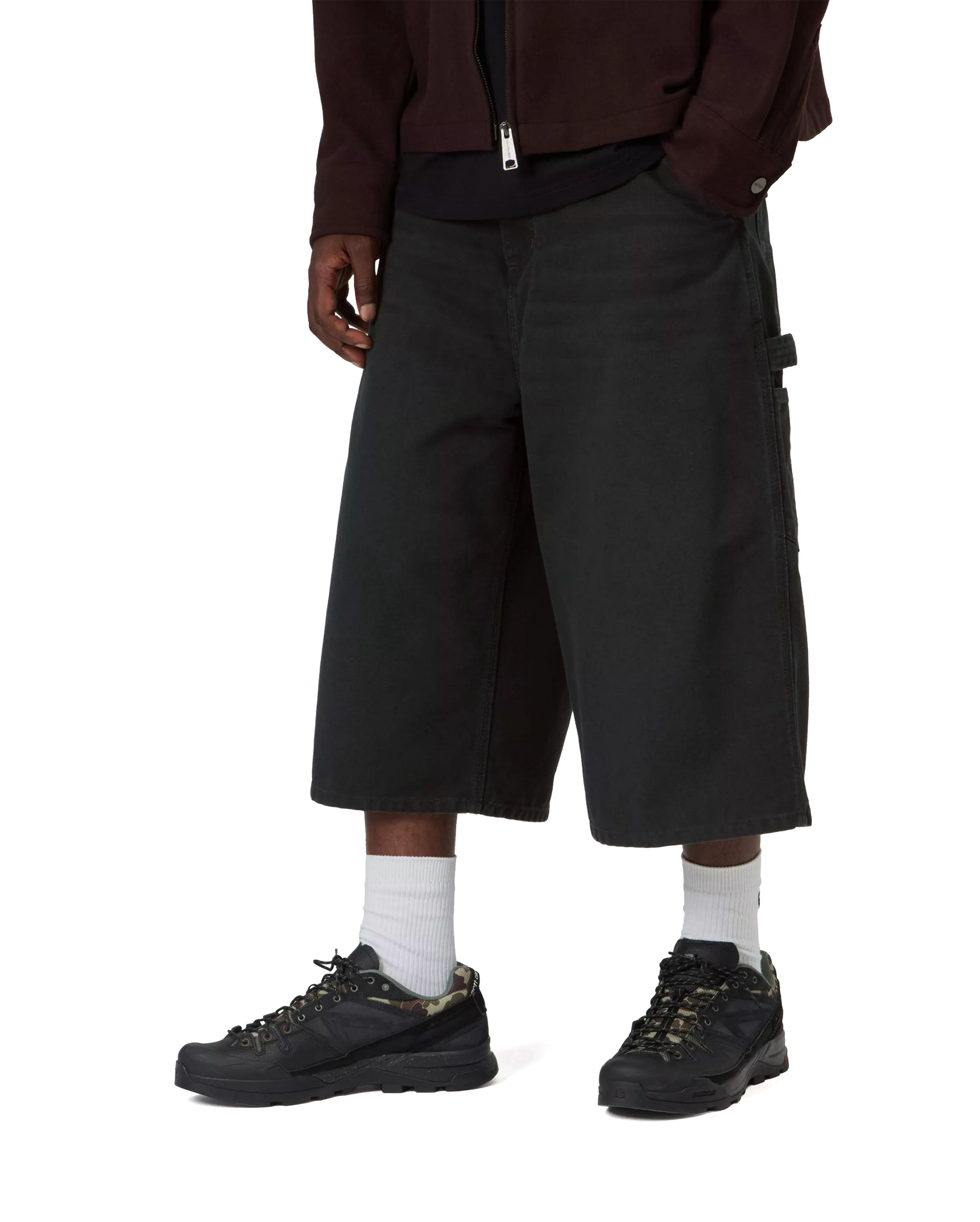 OG Single Knee Long Short Black Stone Canvas - Starcowparis - 2