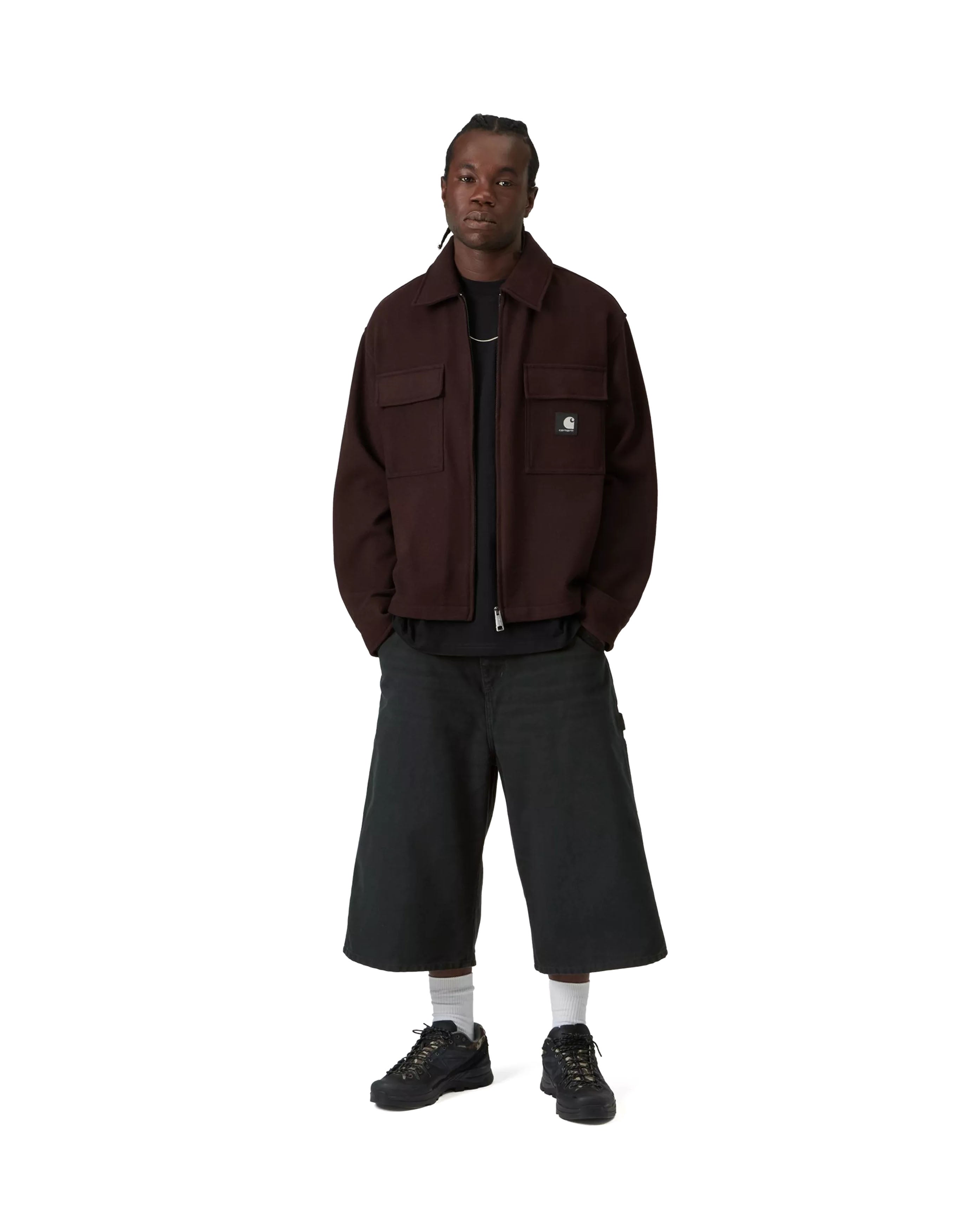 OG Single Knee Long Short Black Stone Canvas - Starcowparis - 3