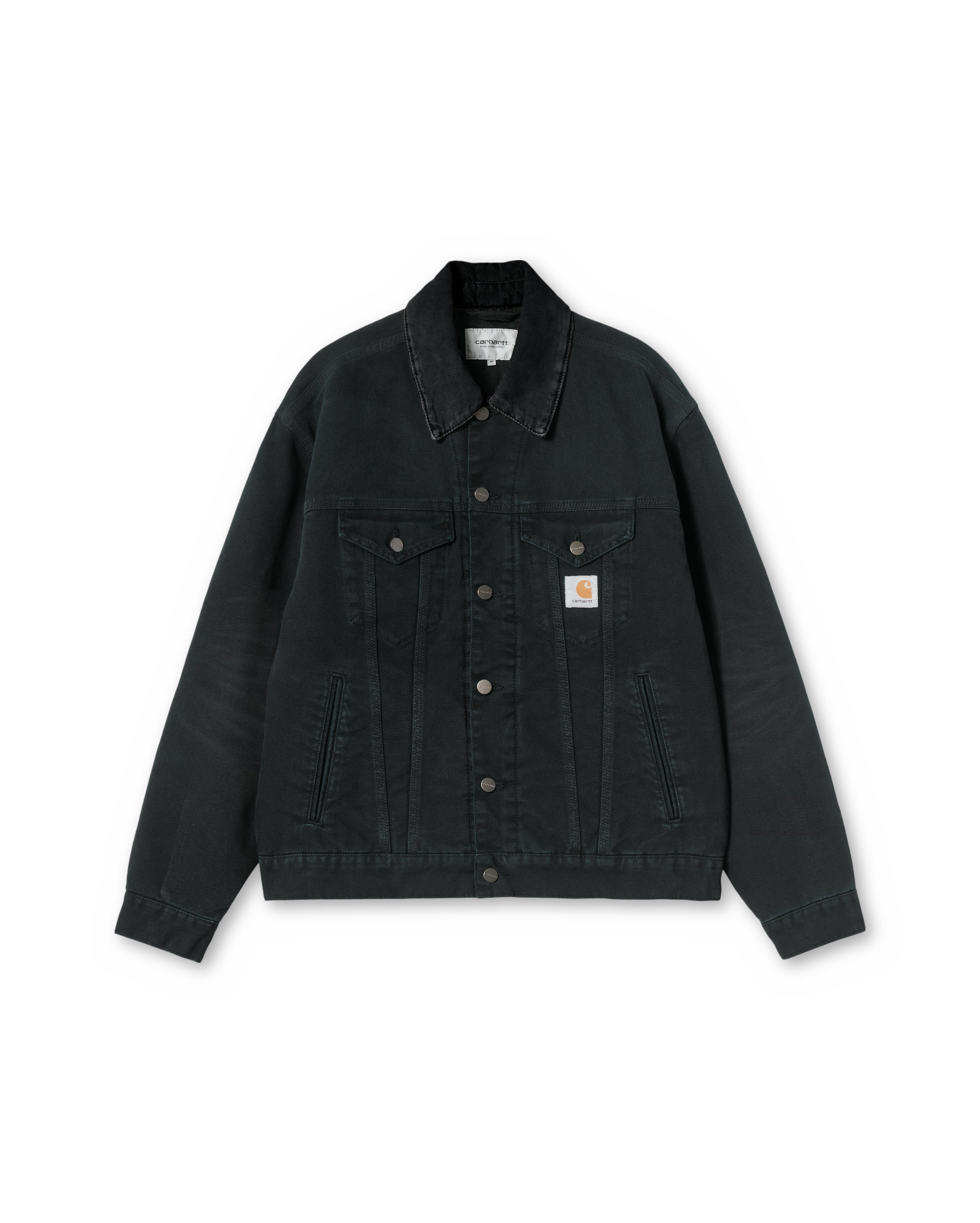 Carhartt OG Trucker Jacket Black, face, Starcow Paris - Starcowparis - 1