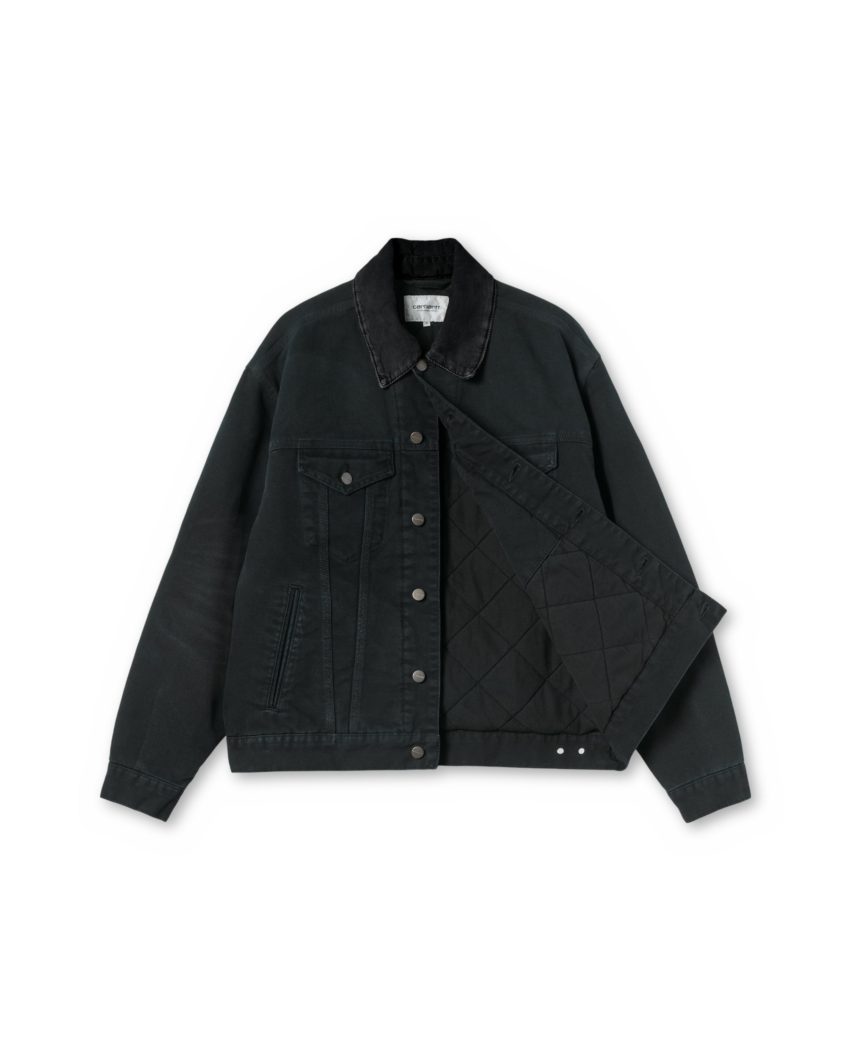 Carhartt OG Trucker Jacket Black, face, Starcow Paris - Starcowparis - 2