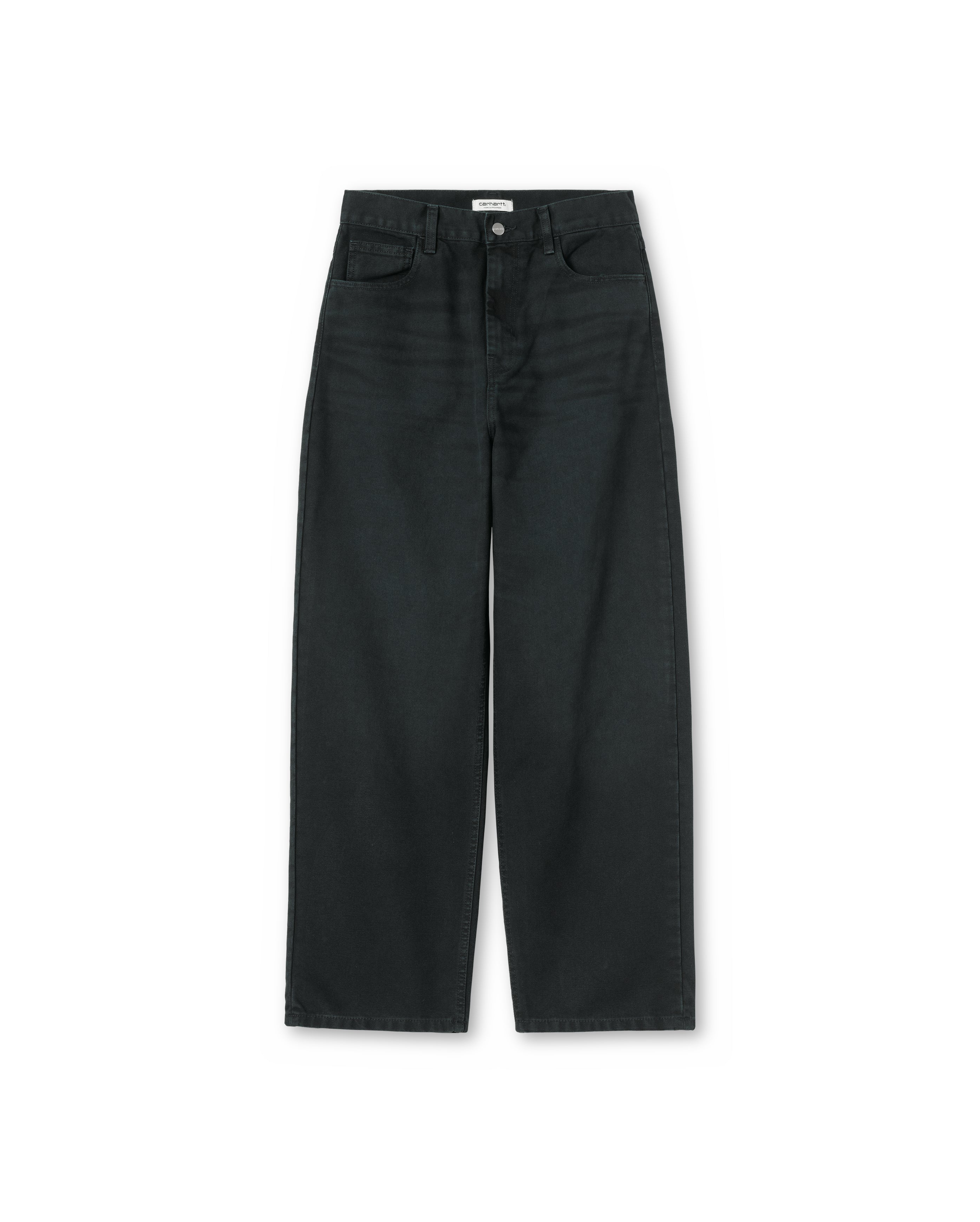 Carhartt W Brandon Pant Black Stone Canvas, face, Starcow Paris - Starcowparis - 1