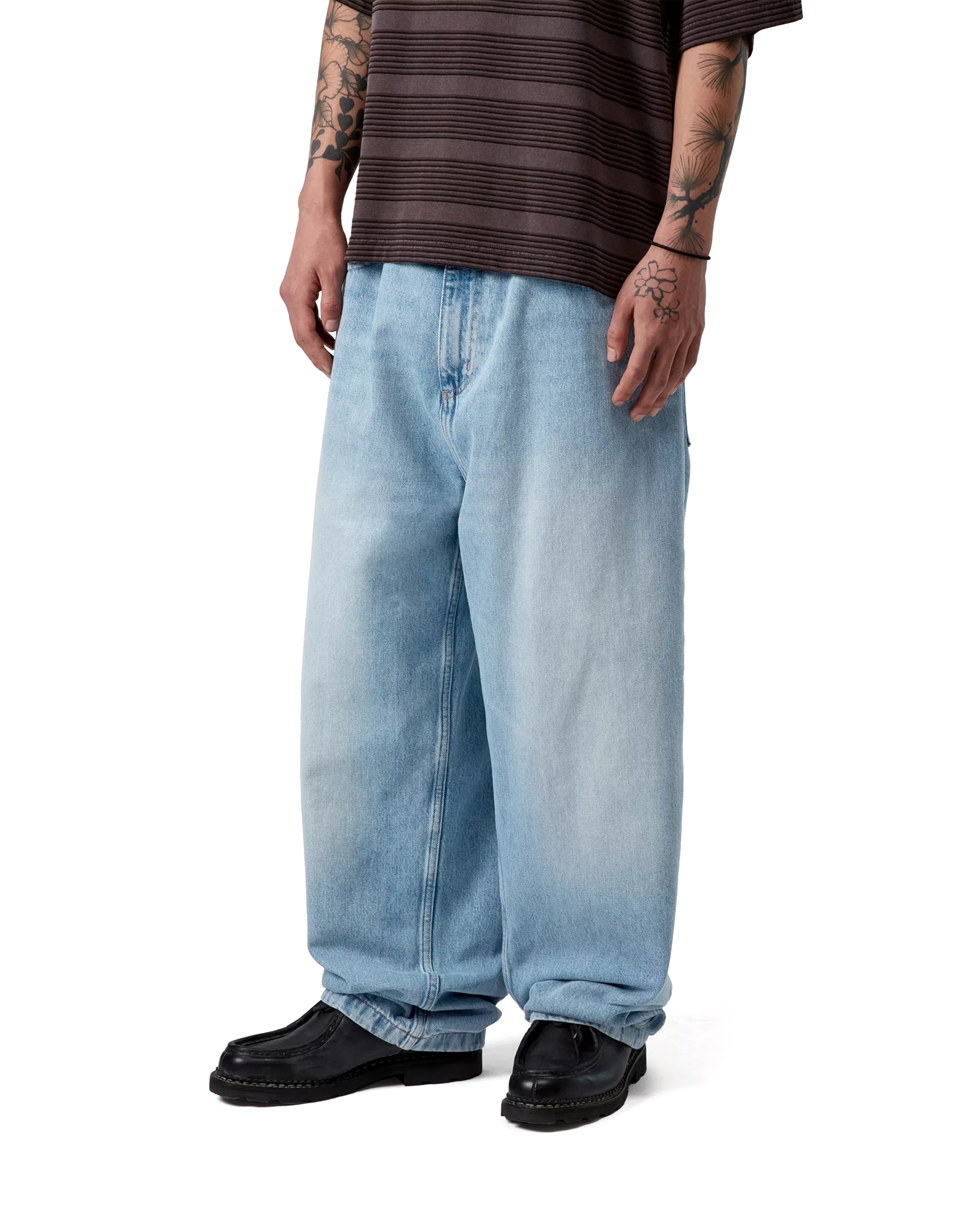 Brandon Pant Blue Heavy Worn Bleached - Starcowparis - 5