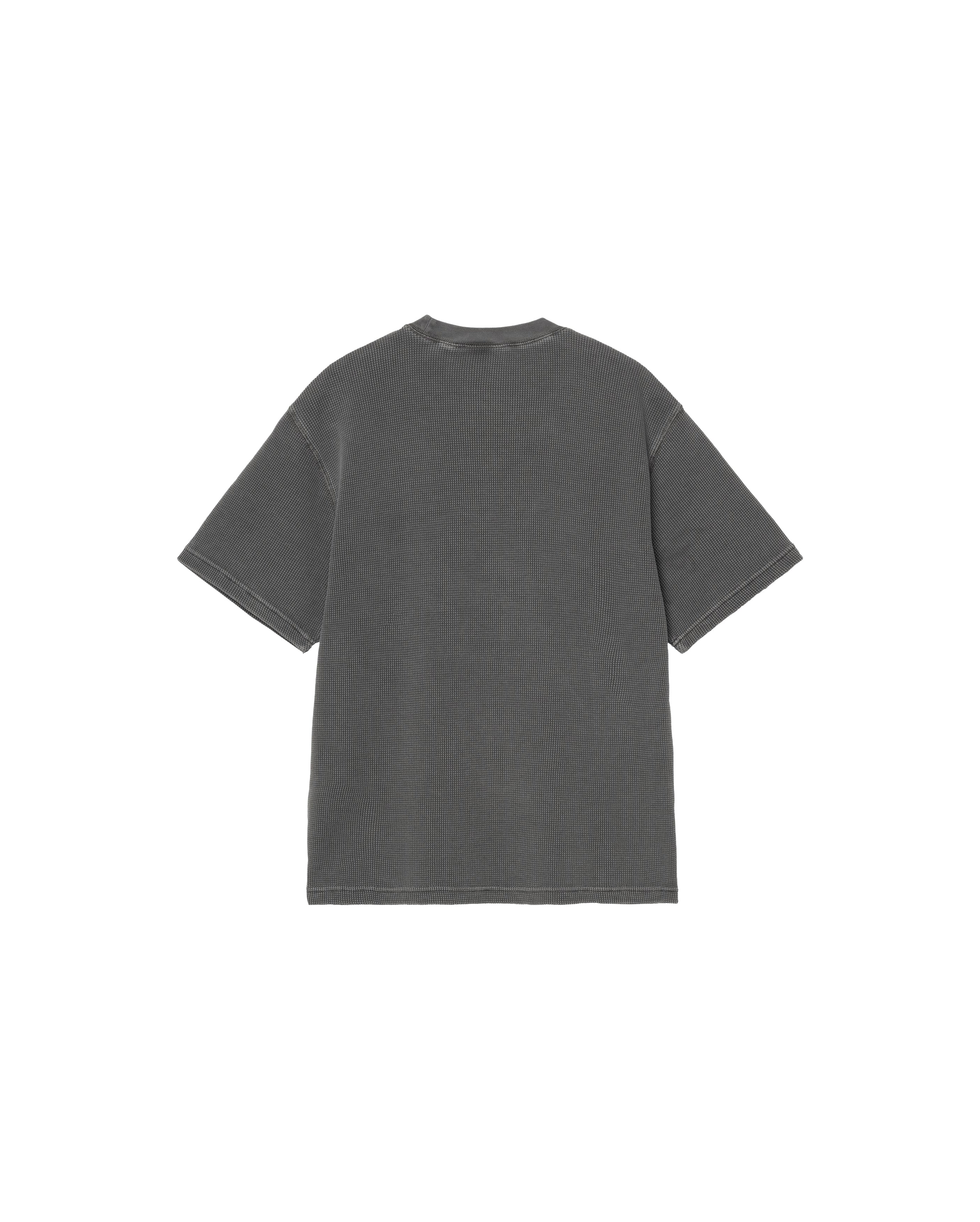 S/S Nelson Waffle T-Shirt Black Garment Dyed - Starcowparis - 2