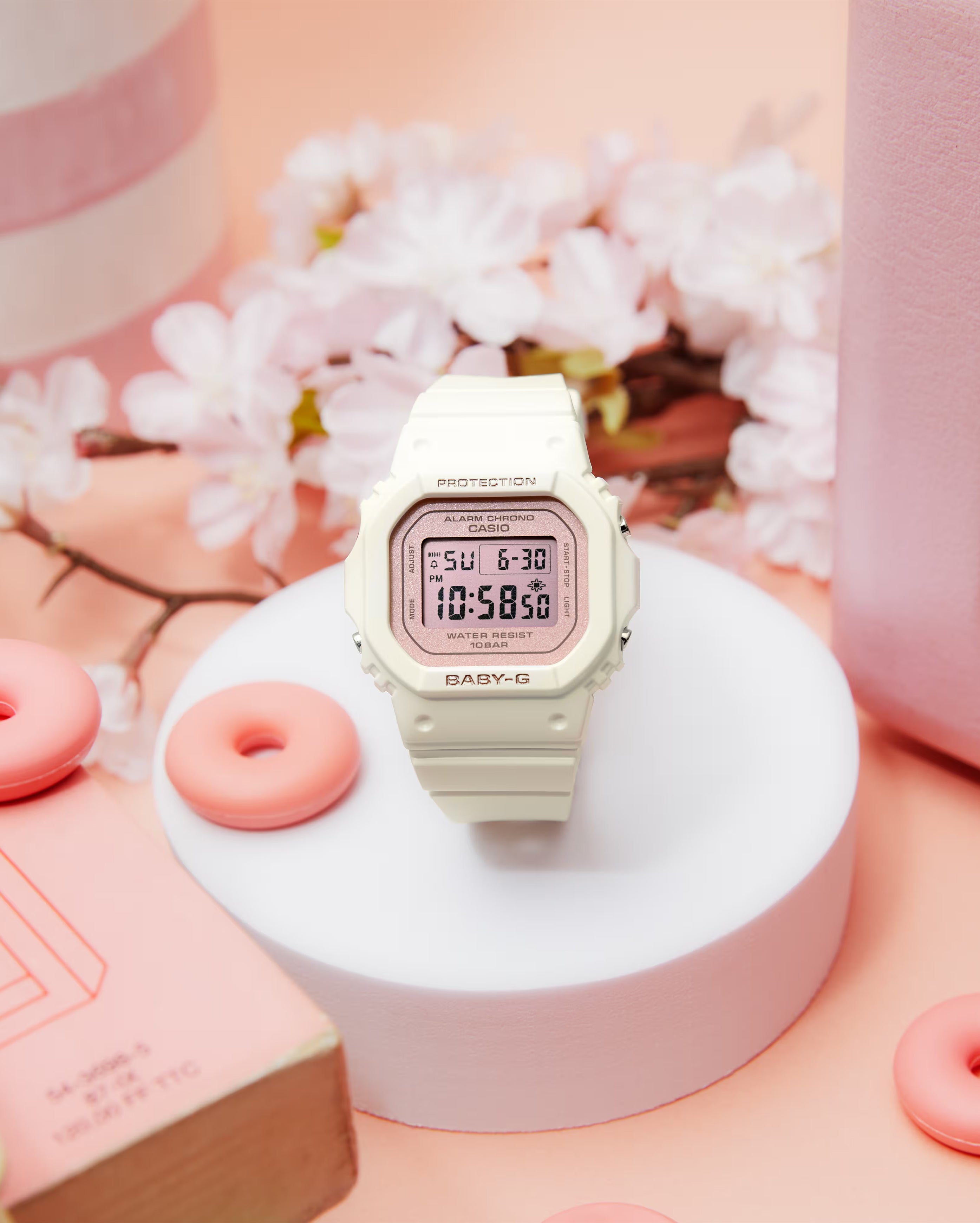 Baby-G BGD-565SC Pink White - Starcowparis - 3