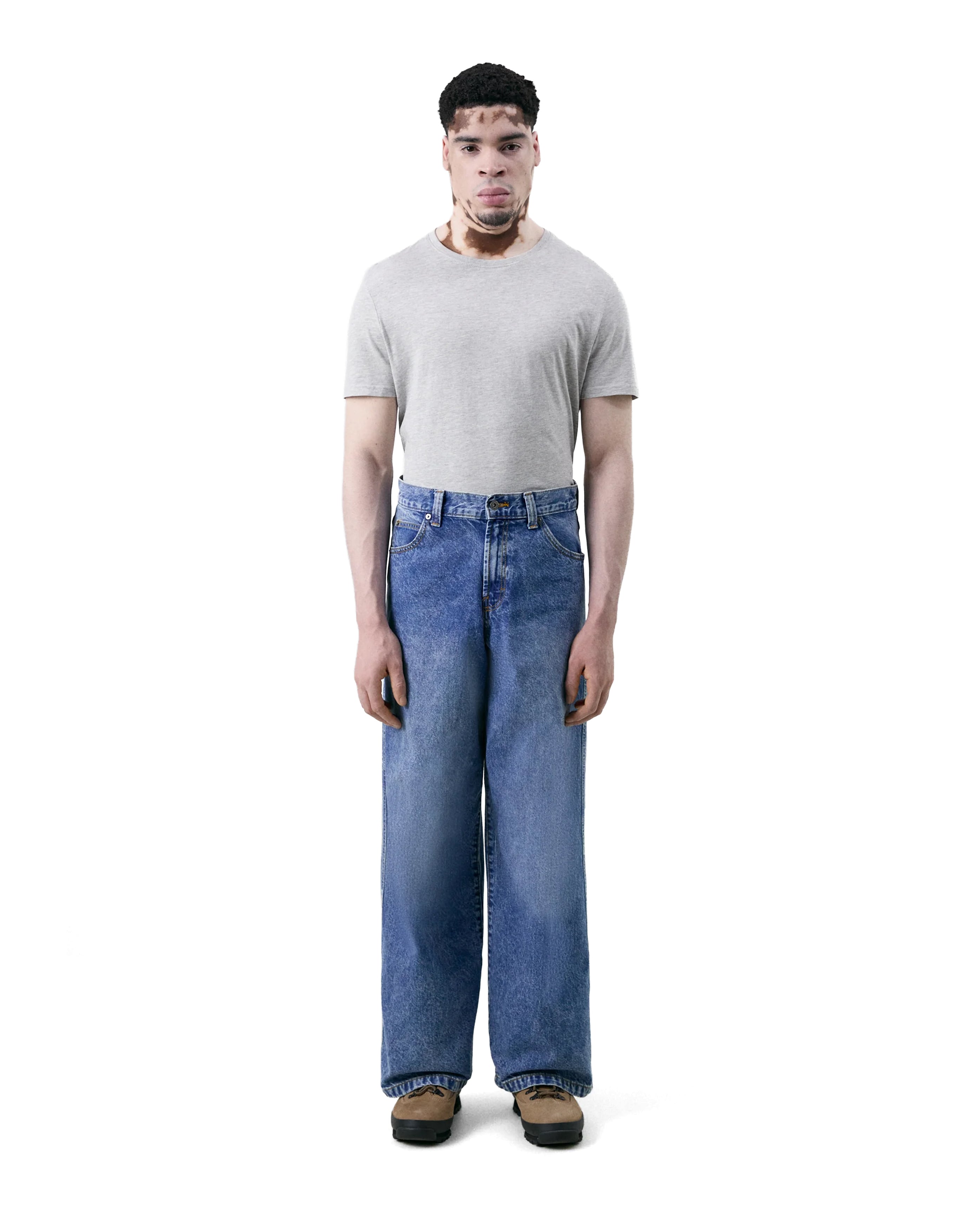 Loose Wave Denim Rinsed Fade - Starcowparis - 2