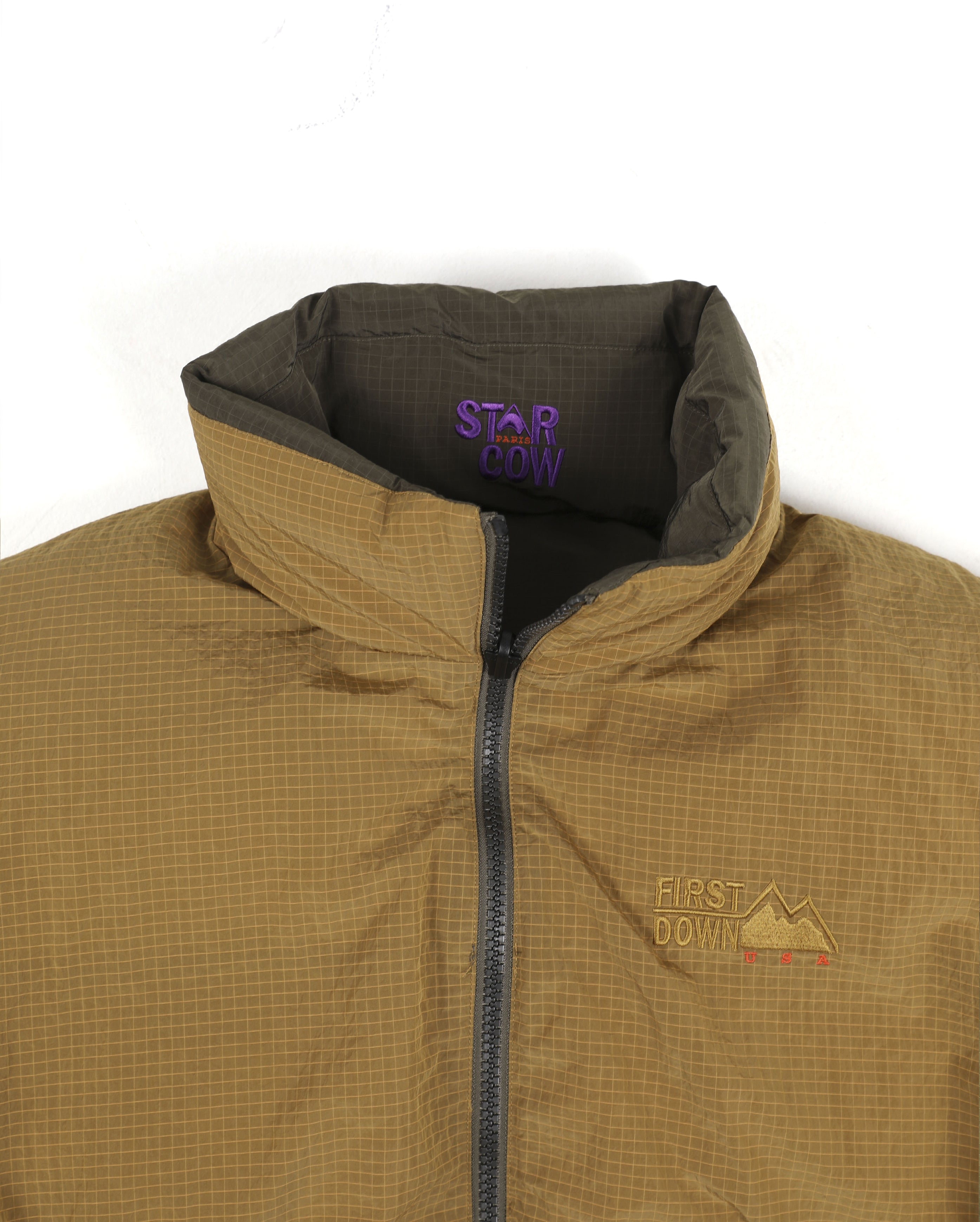 X Starcow Reversible Bubble Down Jacket Ripstop - Starcowparis - 4