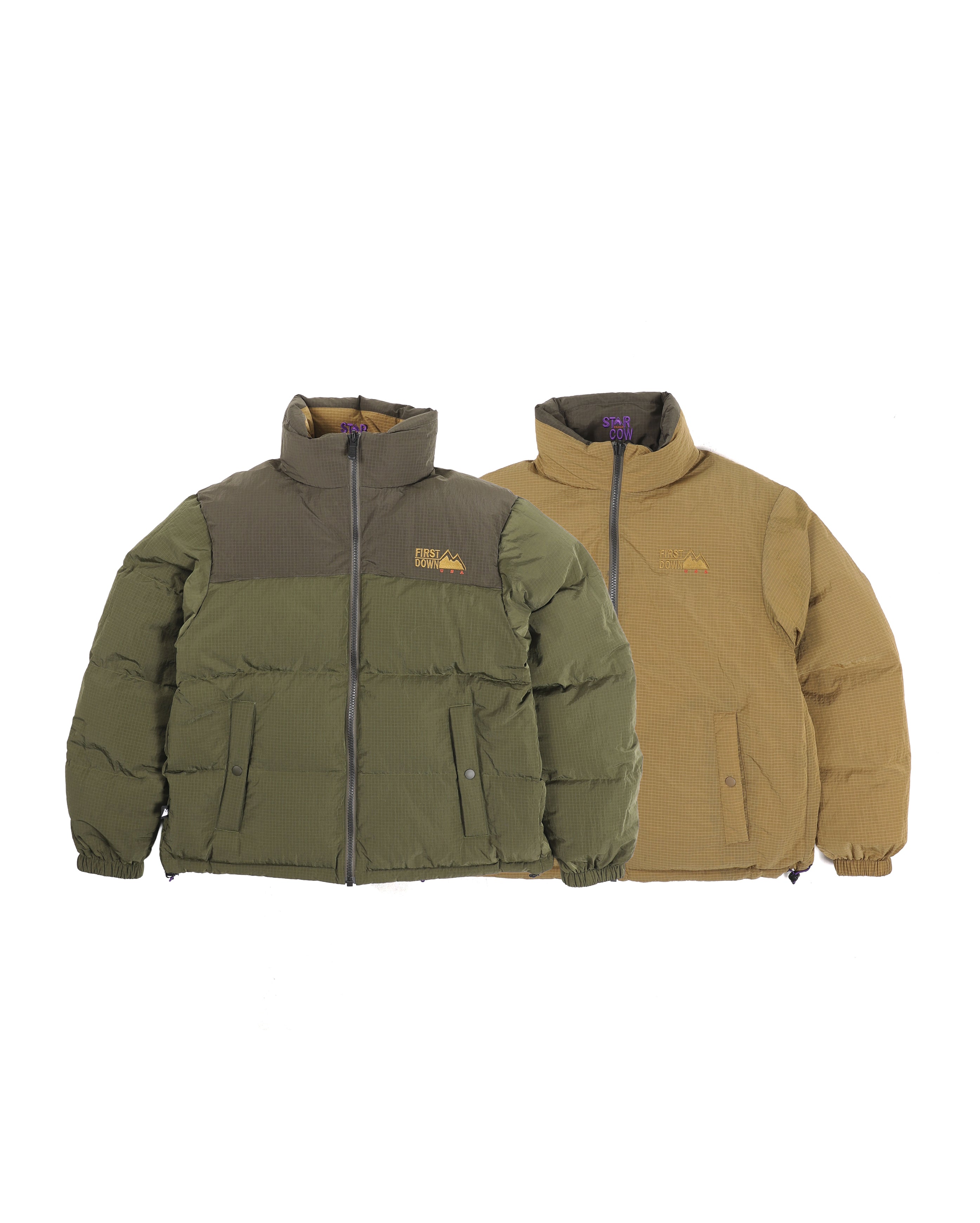 X Starcow Reversible Bubble Down Jacket Ripstop - Starcowparis - 2