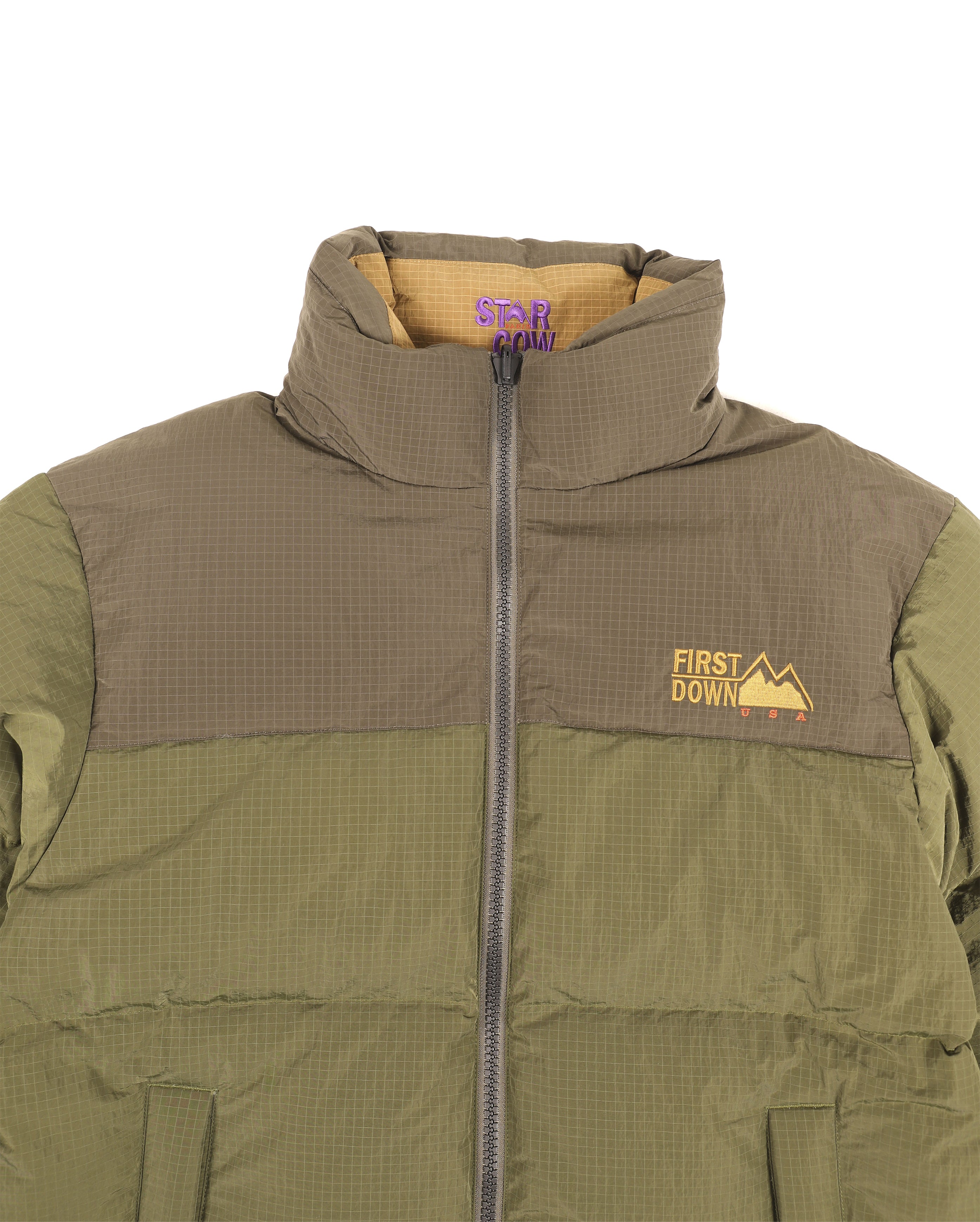 X Starcow Reversible Bubble Down Jacket Ripstop - Starcowparis - 5