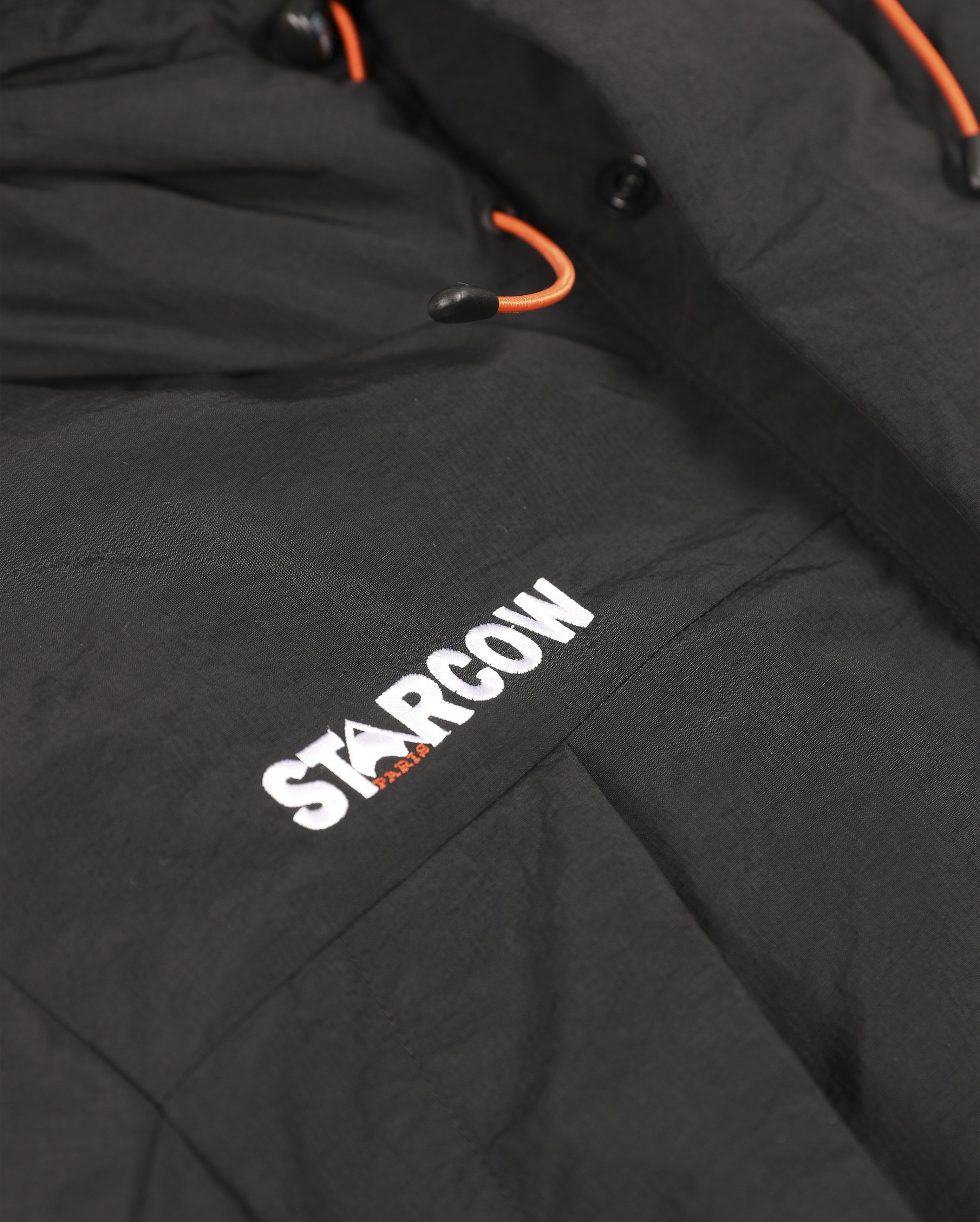 X Starcow WRAP Down Parka Black / Orange - Starcowparis - 5