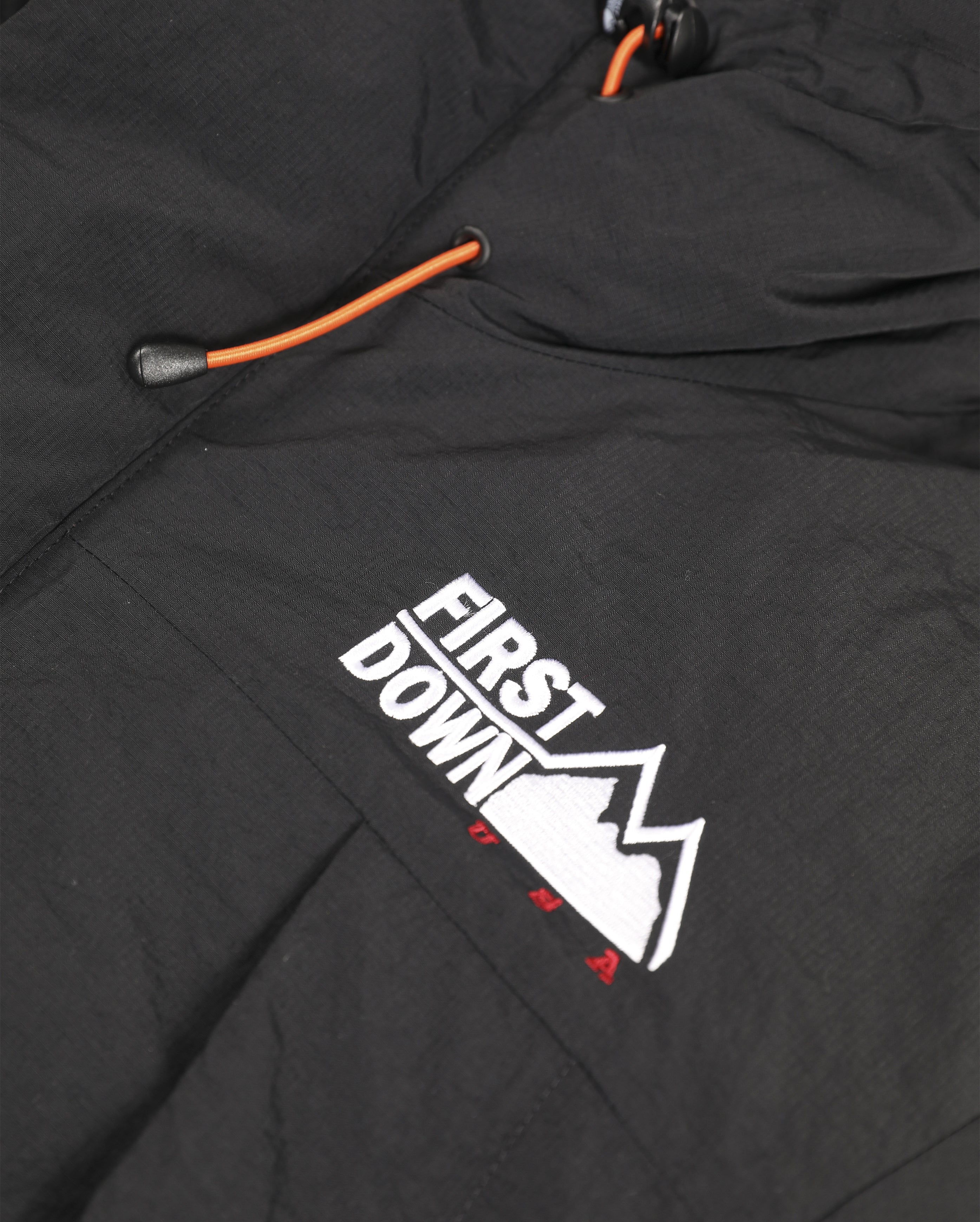 X Starcow WRAP Down Parka Black / Orange - Starcowparis - 4