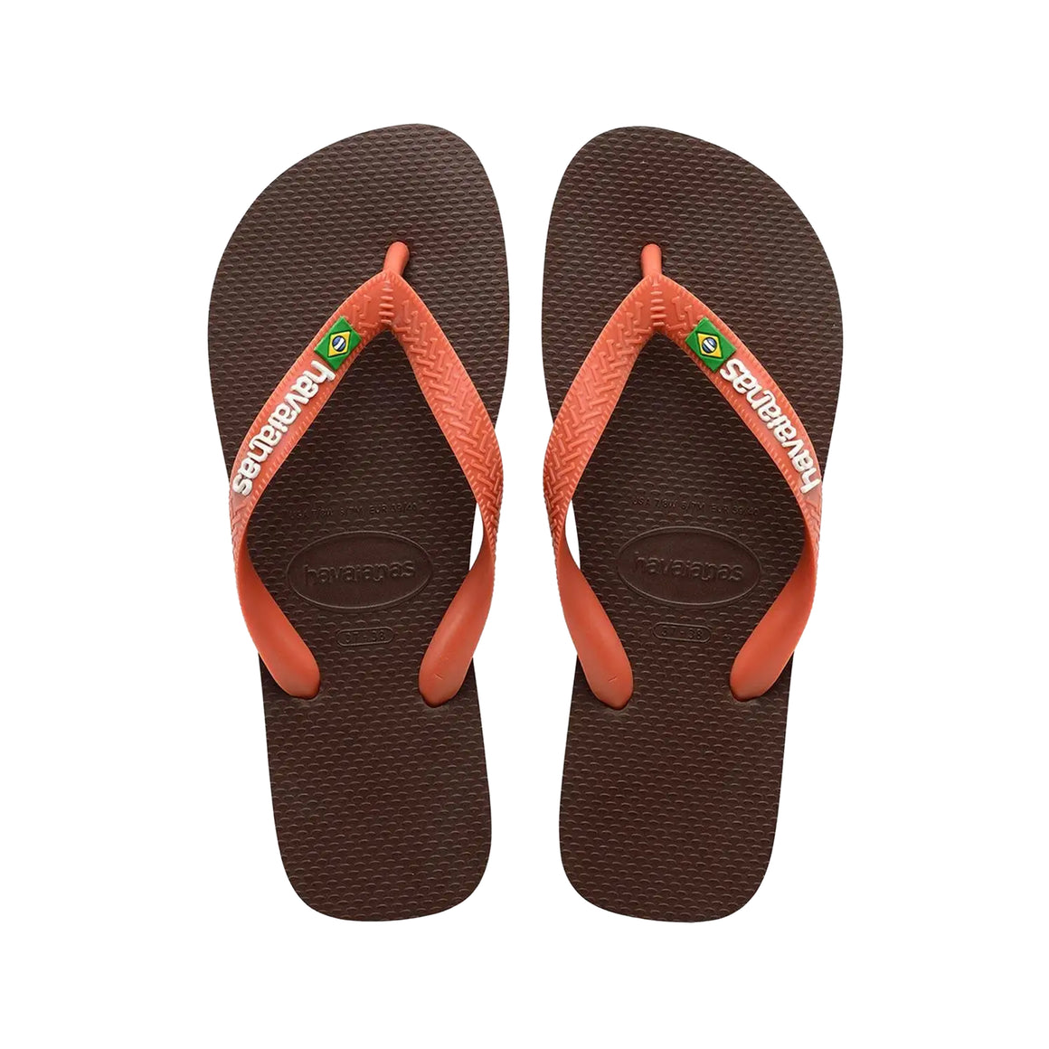 Havaianas Brasil Logo Rust Dark Brown - 4110850-2815 - Starcow Paris ...