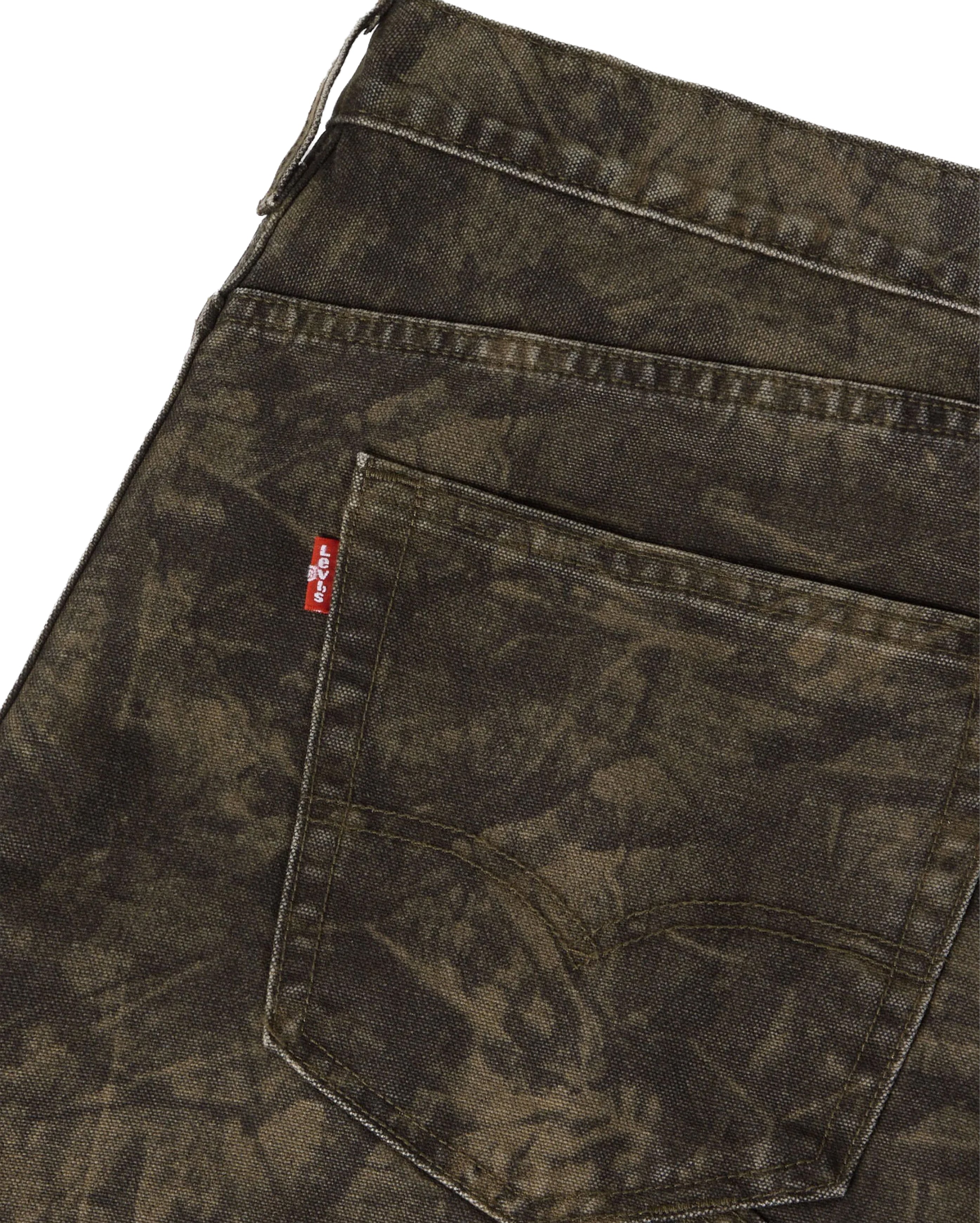 568 Loose Straight Double Knee Raleigh Camo Dark Olive - Starcowparis - 3