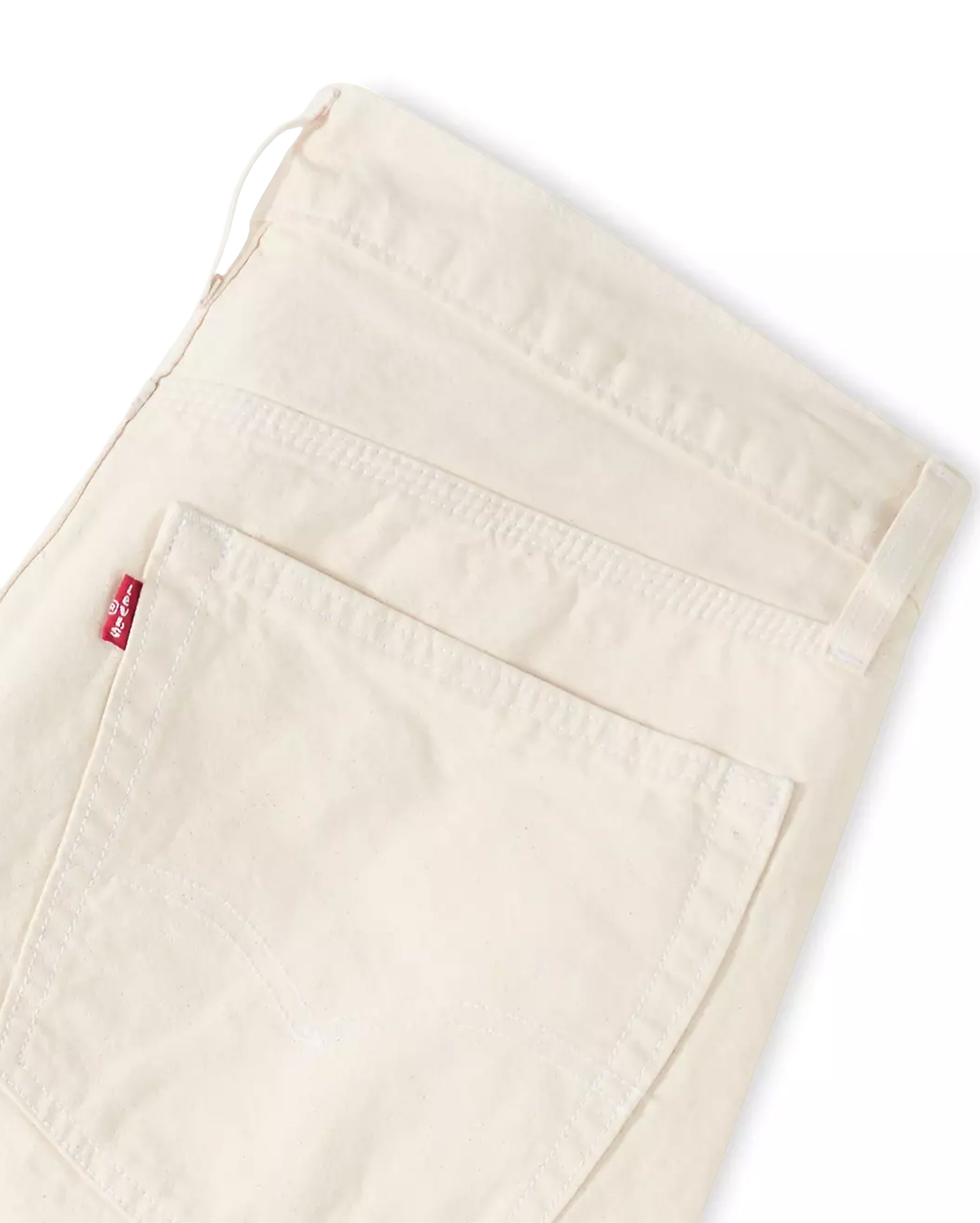 568 Loose Straight Lightweight Carpenter Undyed Ecru Greige - Starcowparis - 3