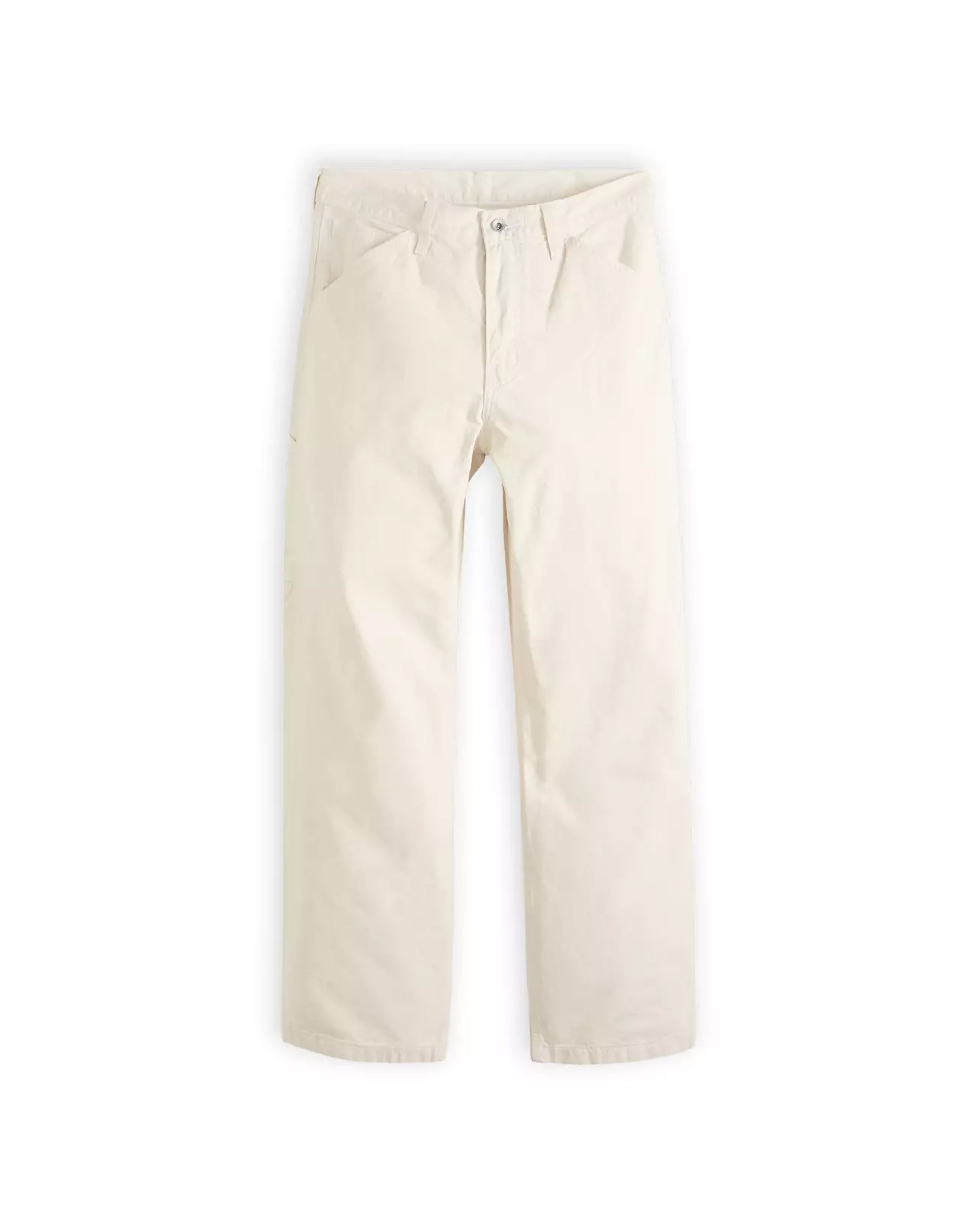 568 Loose Straight Lightweight Carpenter Undyed Ecru Greige - Starcowparis - 1