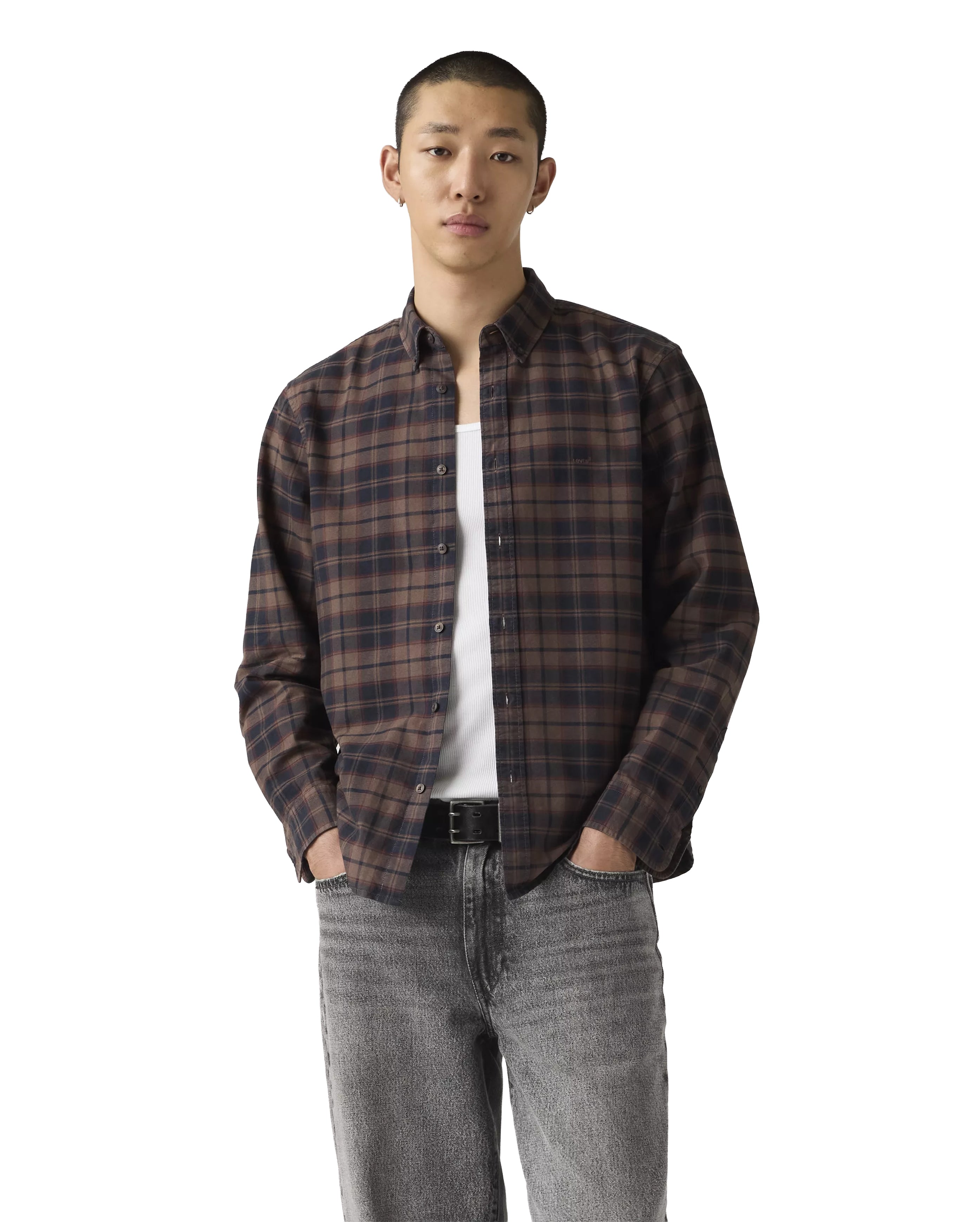 Authentic Button Down Chocolate GMT Dye - Starcowparis - 2