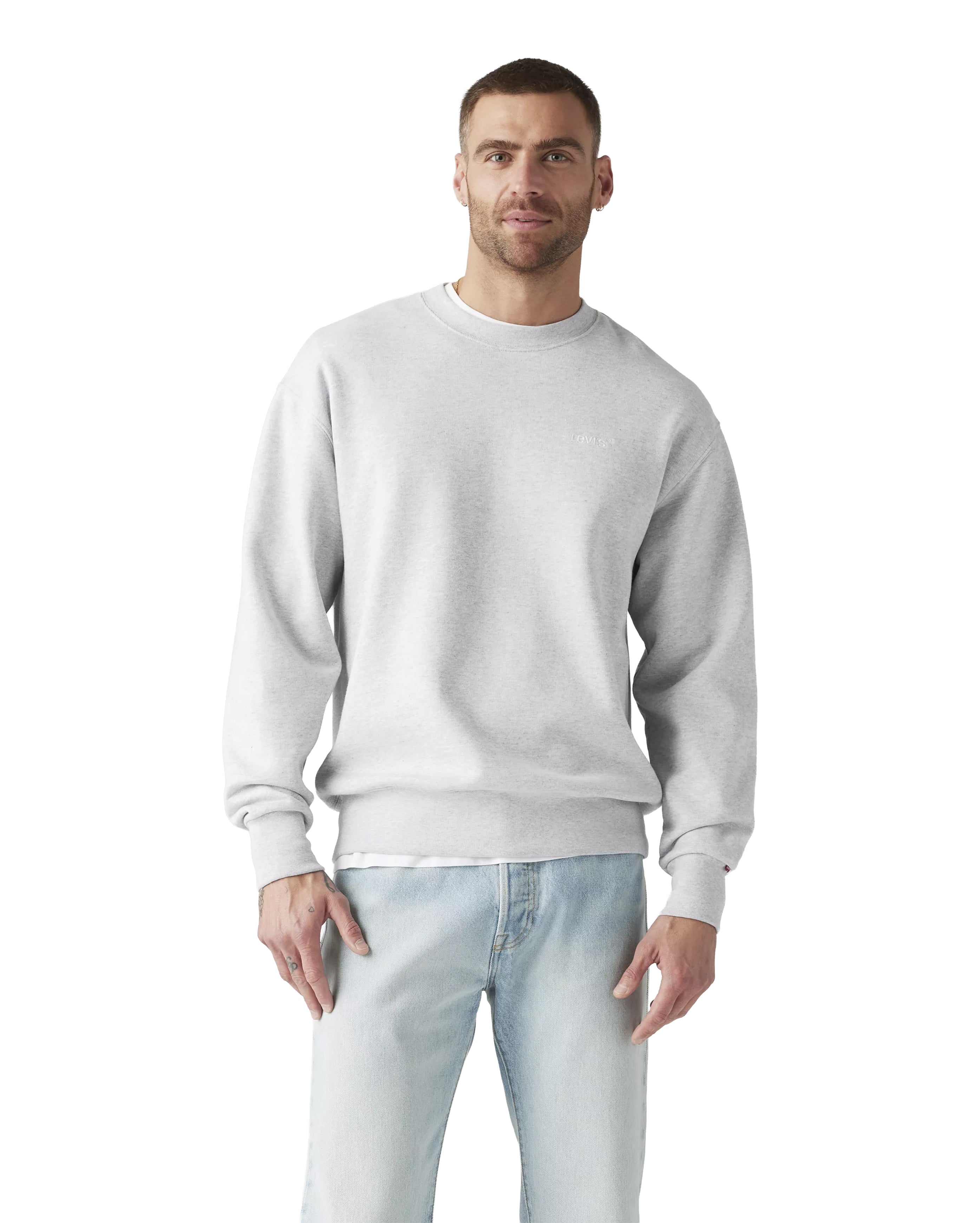 Authentic Crew Light Gray Htr Bros BC03 - Starcowparis - 2