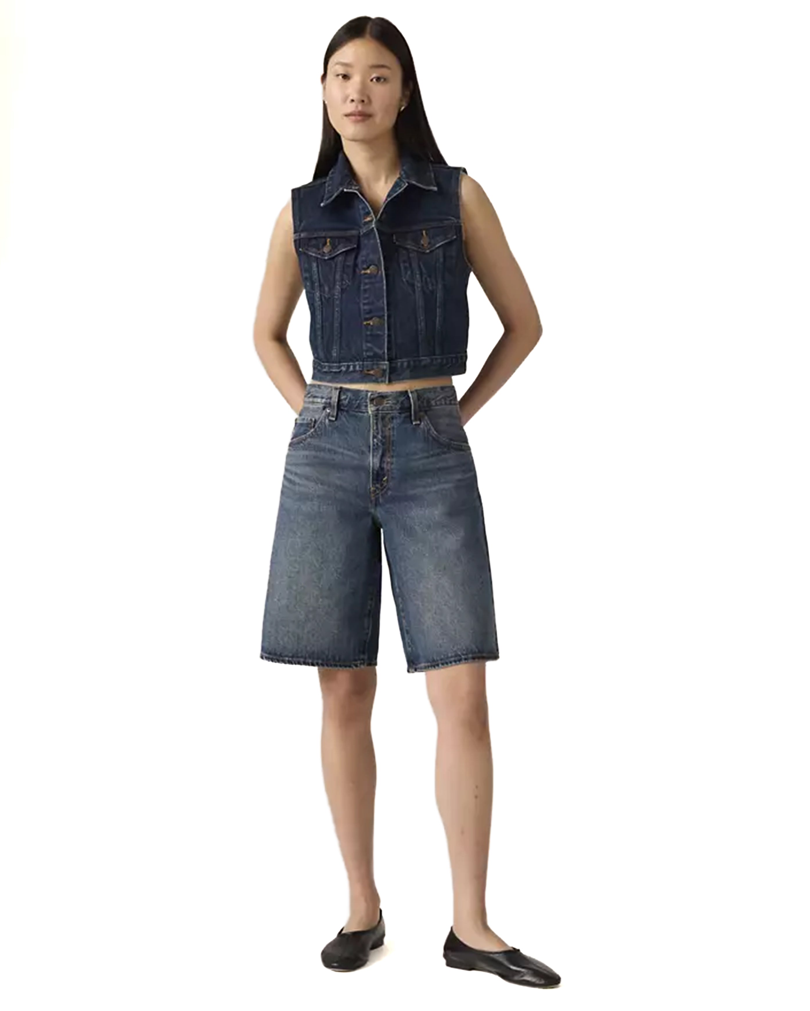 Baggy Dad Jort Hinged Heart - Starcowparis - 2