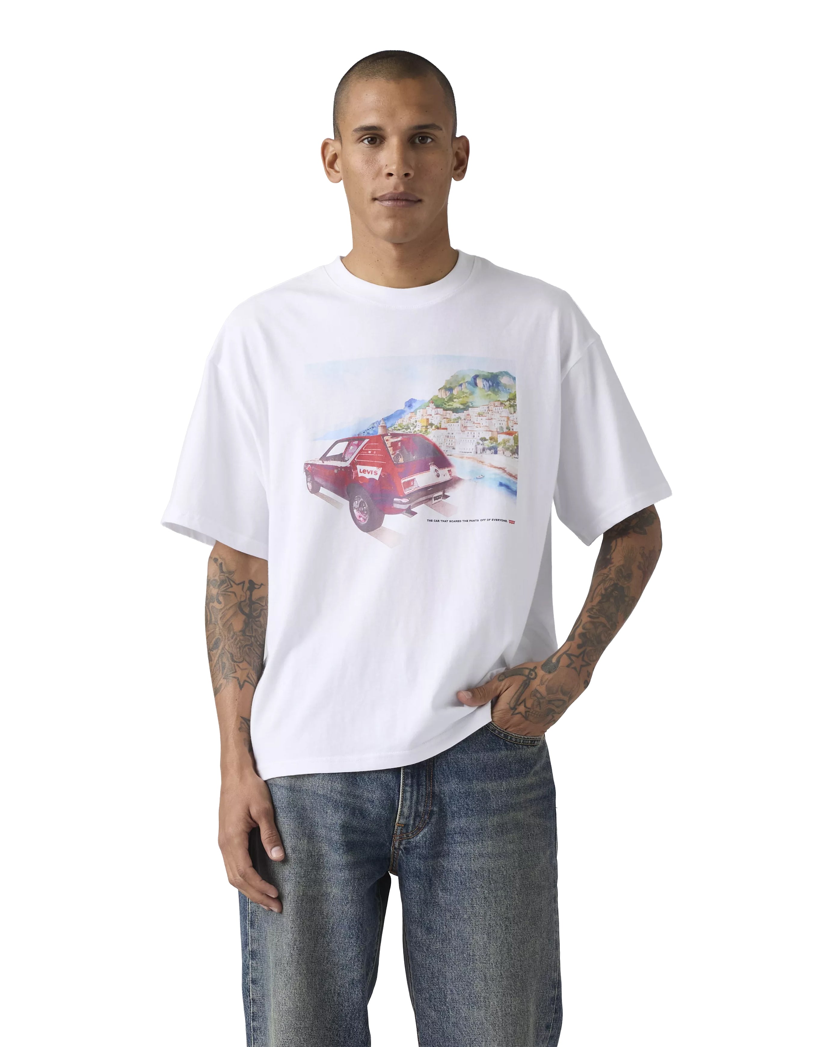 GR Boxy Tee Coastal Creative Denim Grem - Starcowparis - 2