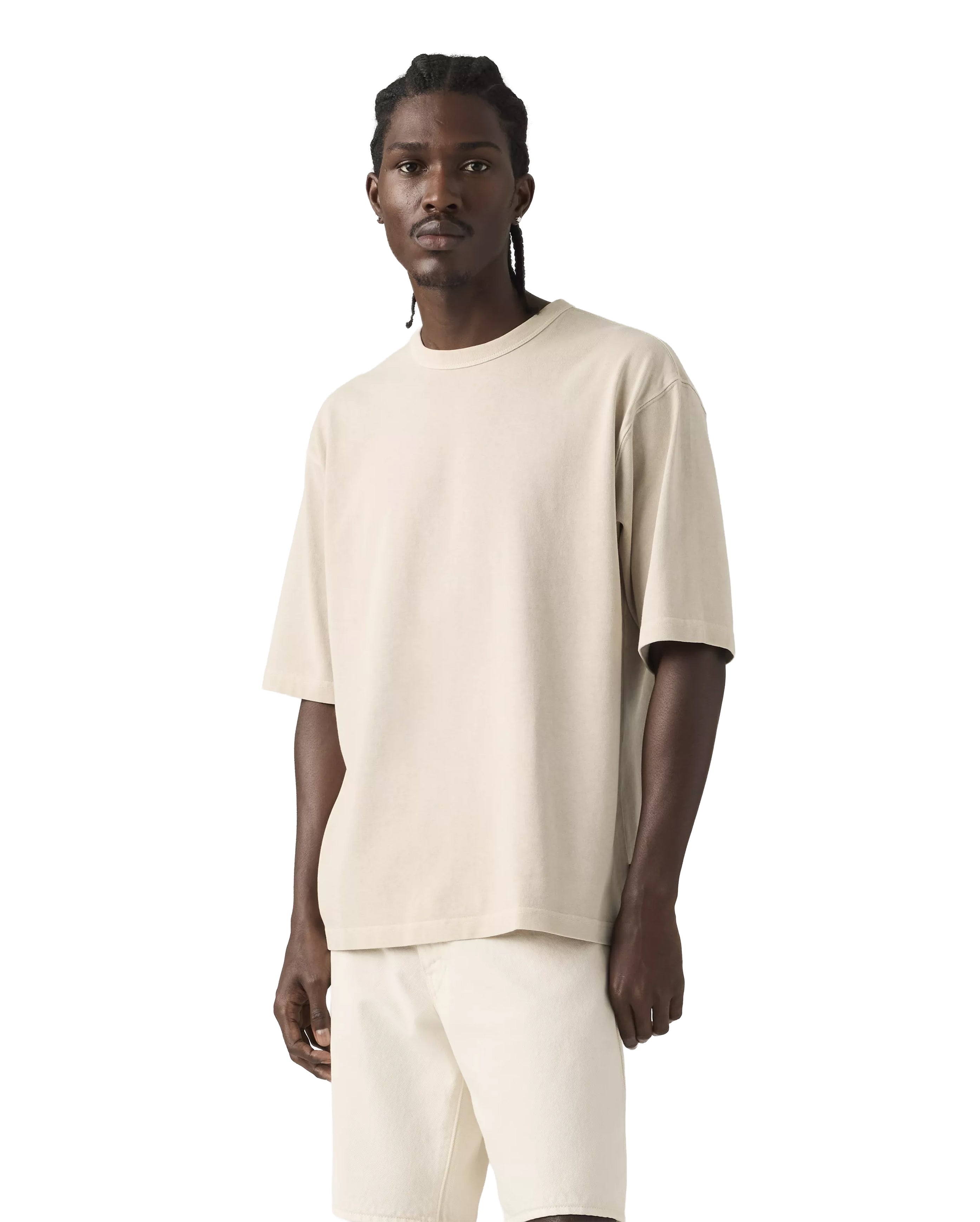 Heavyweight Loose Tee Garment Dye Pumice - Starcowparis - 2