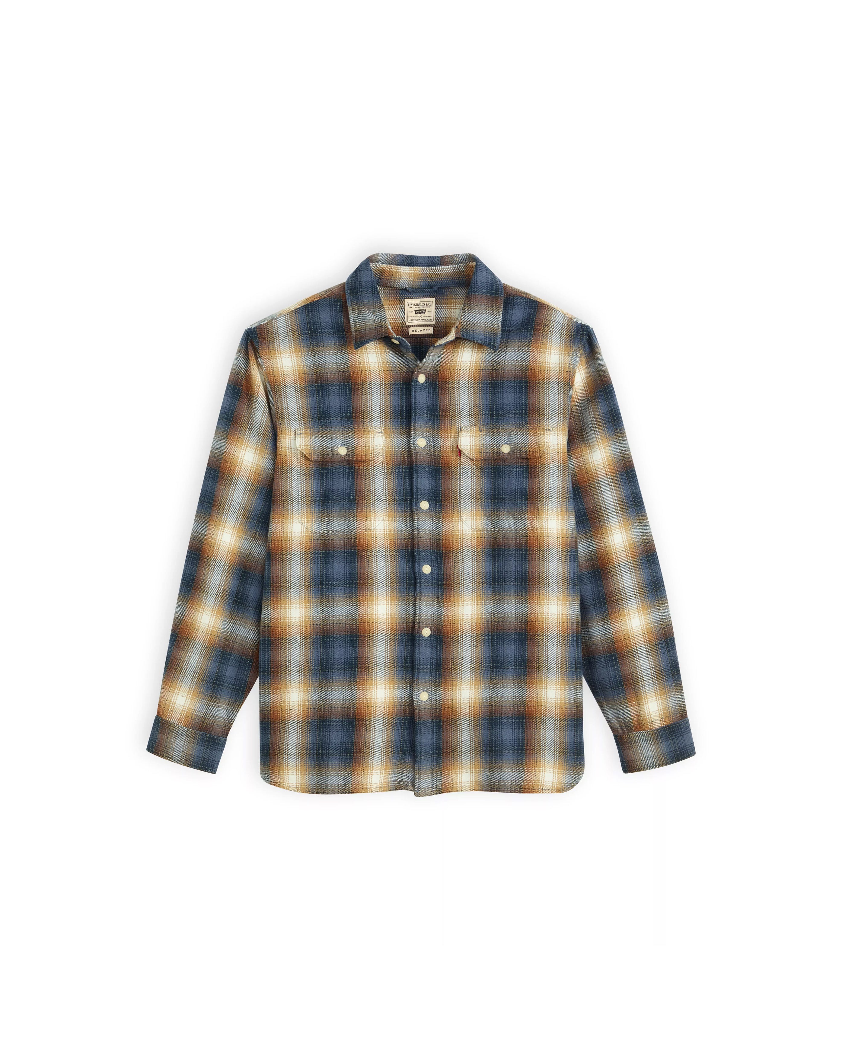 Jackson Worker Warwick Plaid Vintage Indigo - Starcowparis - 1