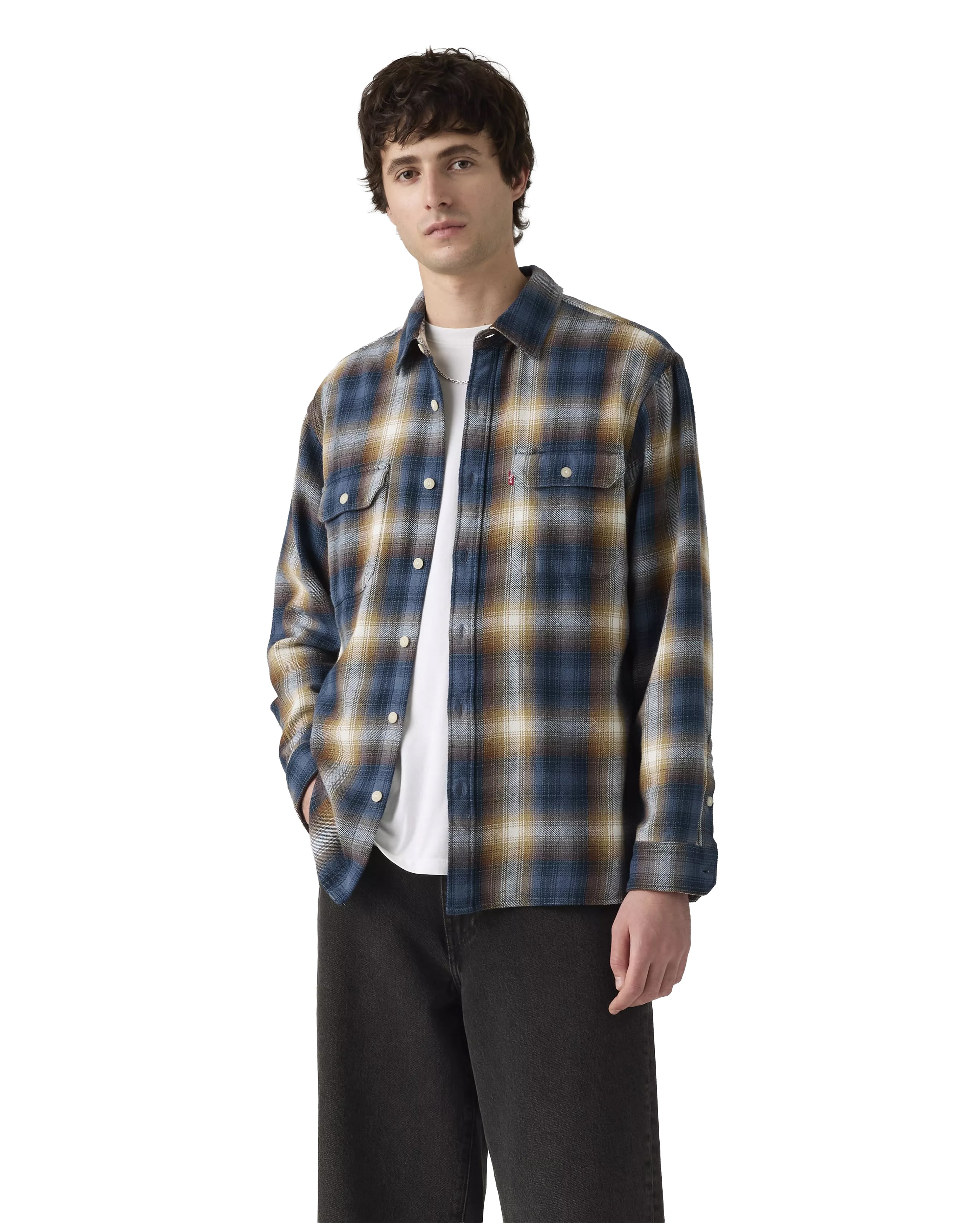 Jackson Worker Warwick Plaid Vintage Indigo - Starcowparis - 2