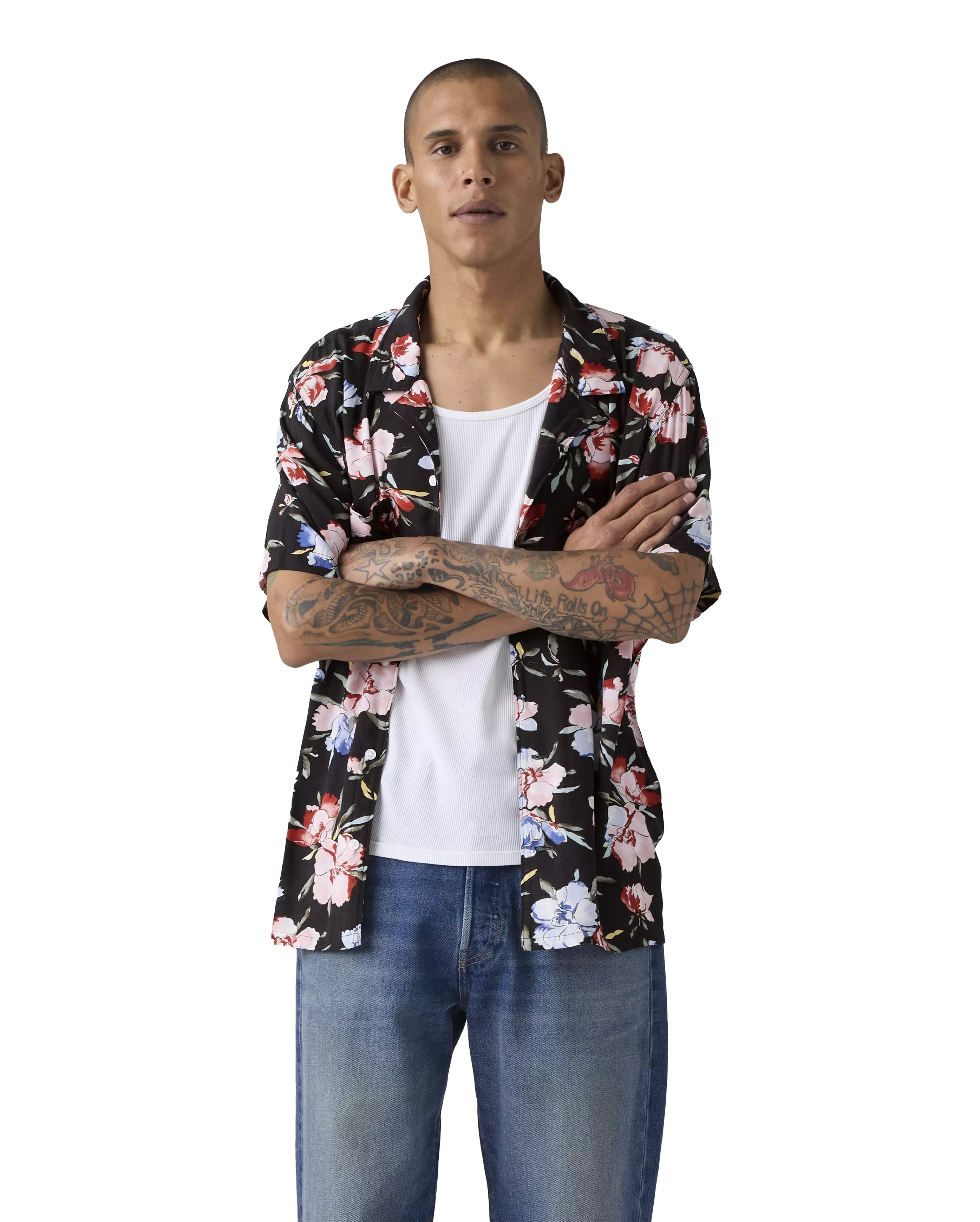 S/S Classic Camper Blake Brushstroke Floral - Starcowparis - 2