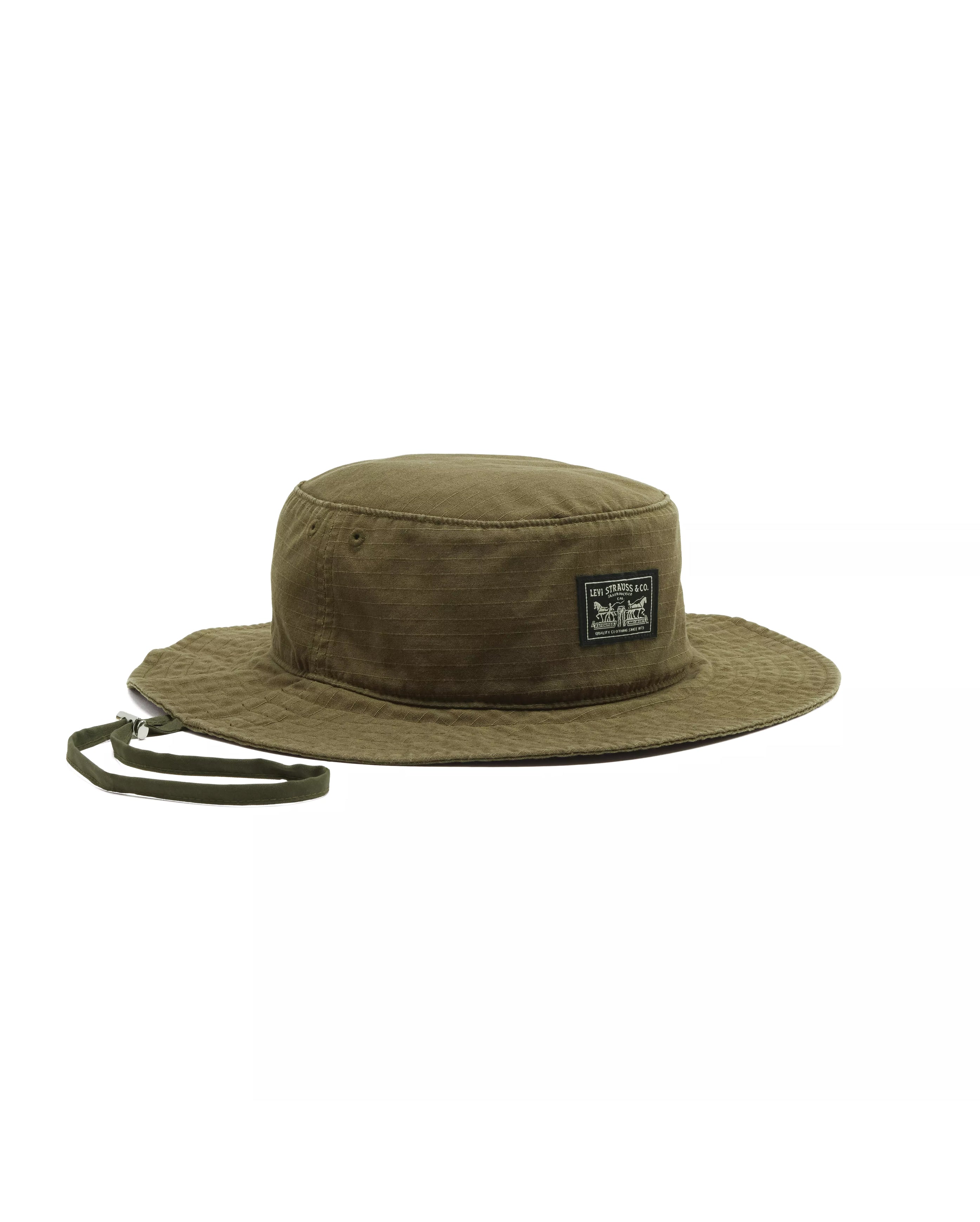 Summer Drawstring Bucket Hat True Olive - Starcowparis - 1